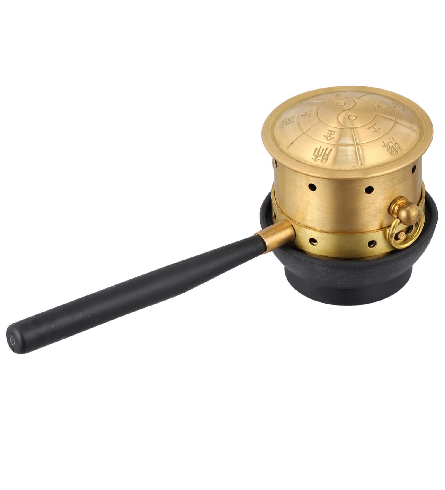 Moxibustion Box Set - Pure Copper Moxa Burner & Holder for Health and Wellness | International Shipping - Buy Online on GoSupps.com