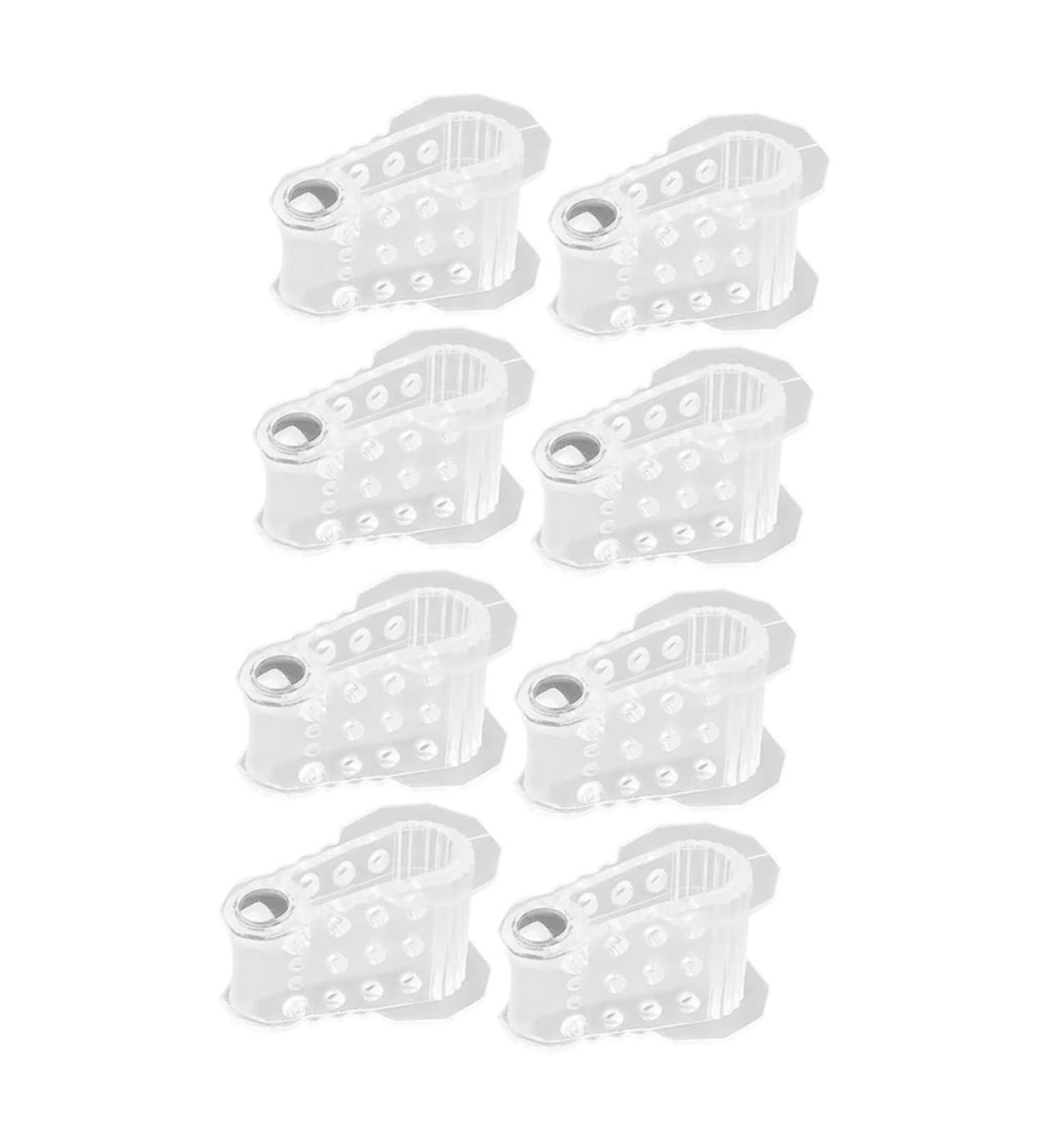 Anneome 4 Pairs Magnetic Splitter Tools for Feet - Pedicure & Yoga Stretcher Dividers for Men & Women - Transparent Valgus Support - Buy Online on GoSupps.com