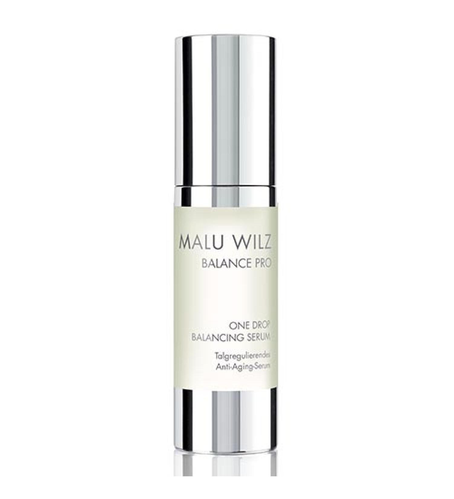 Malu Wilz Malu Wilz One Drop Balancing Serum 30 ml I Skincare Anti-Aging Serum with Poreway & Vitamin C Ester Against Acne Bacteria and Pimples I Face Serum I Vegan