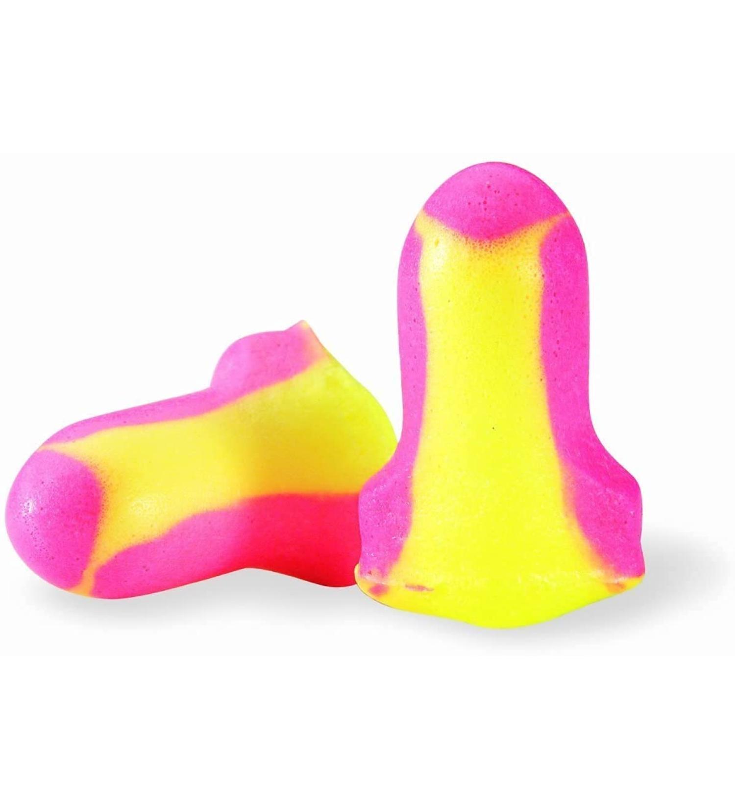 100 Pairs of Howard Leight Laser Lite Individually Wrapped Ear Plugs Polyurethane
