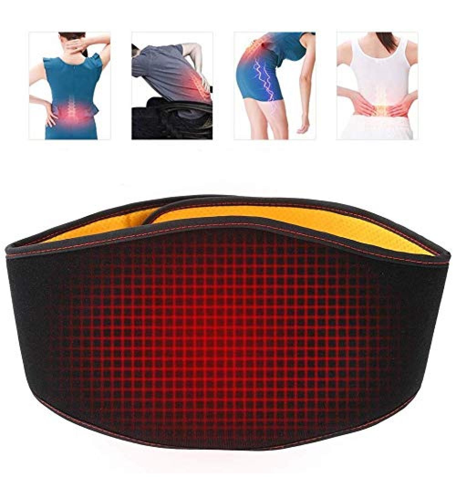 Hurrise Heat Belt - Heat Therapy for Back Pain Muscle Cramps & Abdominal Relief | Ideal for Men & Women - Buy Online on GoSupps.com