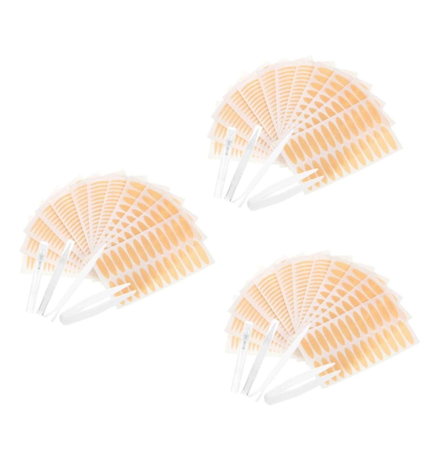FRCOLOR 3 Sets Double Eyelid Sticker Set Double Eyelid Bands Lid Tightener with Hood Double Eyelid Sticker Eye Bands for Girls Eyelid Tape Lifting Strap Fabric Self-Adhesive - Buy Online on GoSupps.com