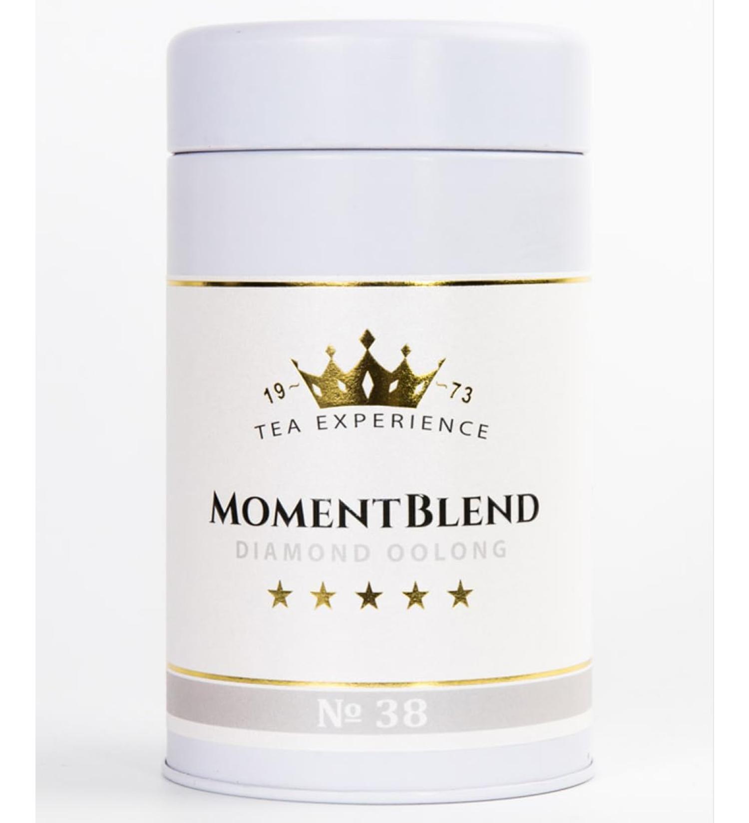 MomentBlend Tea Experience Diamond Oolong Shui Xian No 38 Premium Oolong tea from WUYI SHAN nature reserve fine aromas health benefits 100 grams loose tea MomentBlend - Buy Online on GoSupps.com