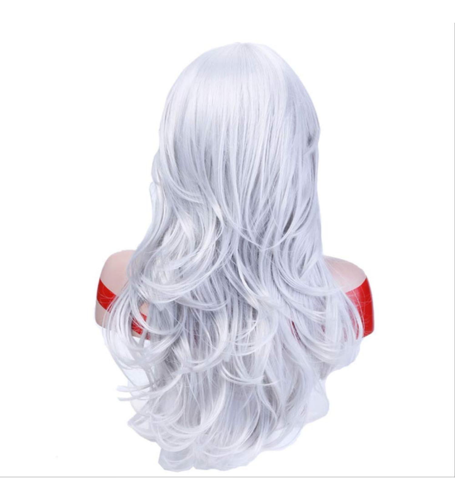 DIDADA wig Halloween Hair Wig Long Wavy Synthetic Wigs For Women Red Wig Heat Resistant Female Hair 28inches #14