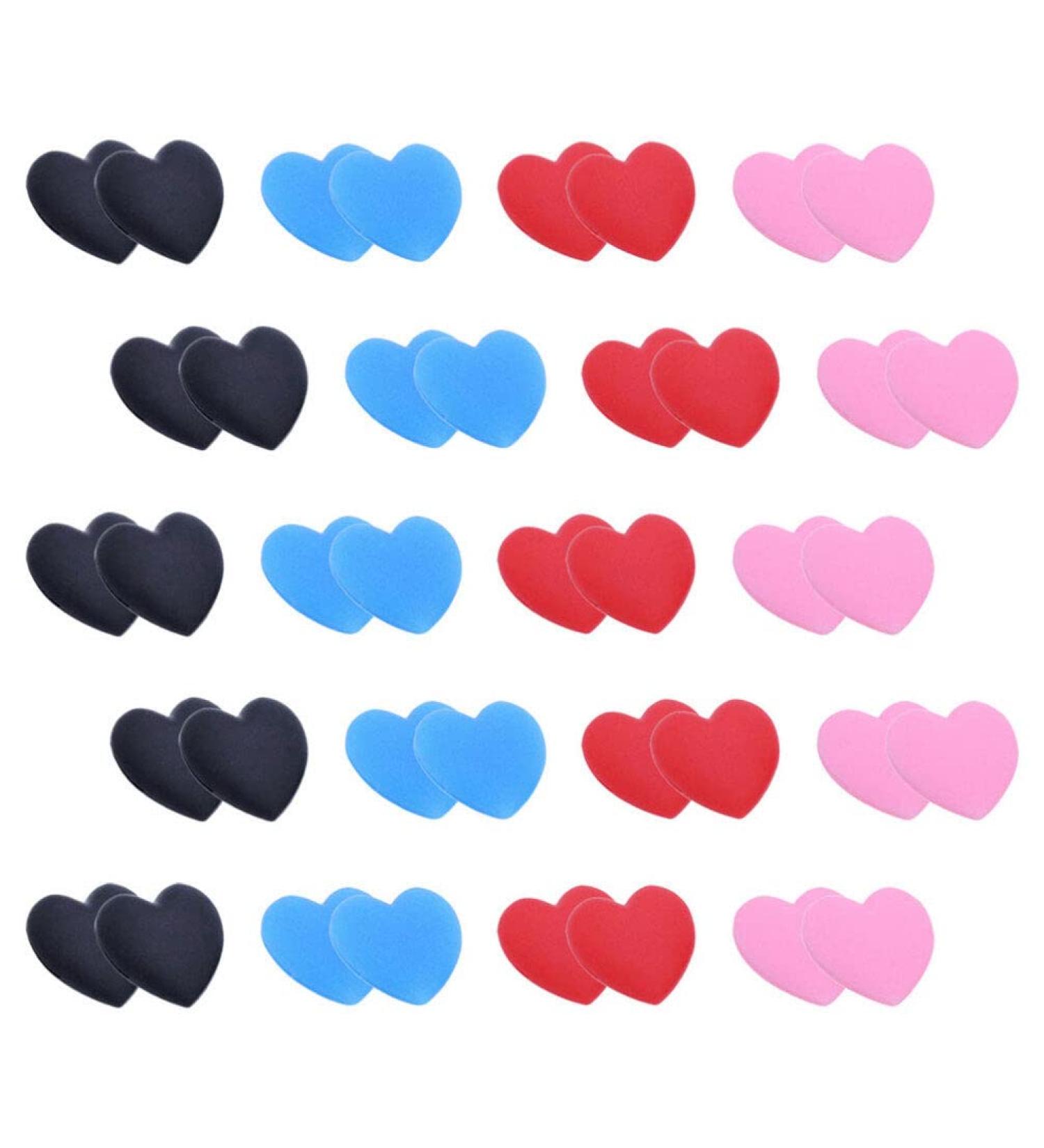 PopetPop 20 Pairs Anti-Slip Glasses Holder Hooks | Heart Shaped Sunglasses Ear Stoppers & Child Temple Anti-Drop Tips - Buy Online on GoSupps.com