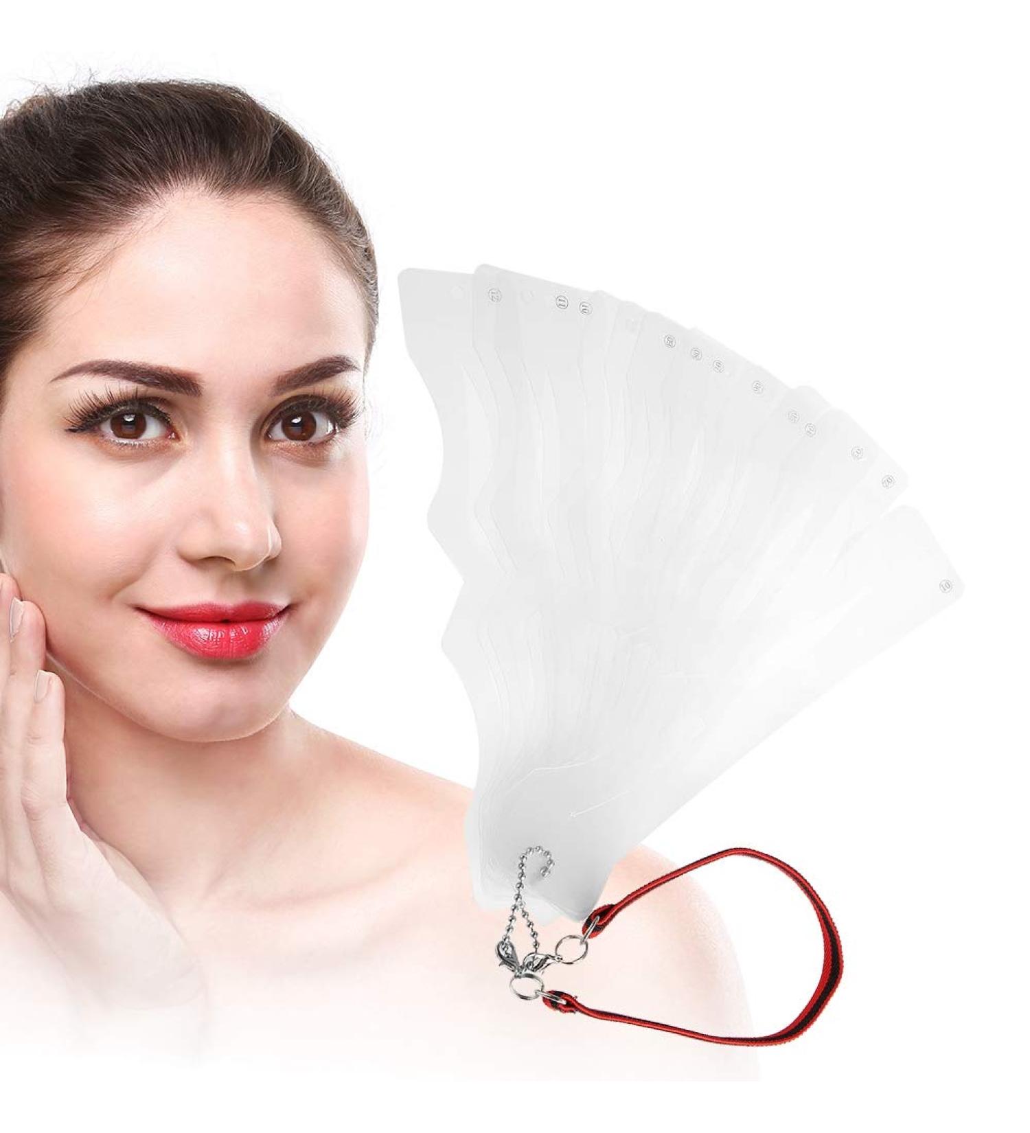 Eyebrow Stencil Set 12 - Piece Silicone Eyebrow Drawing Stencil Set for Easy and Precise Eyebrow Shaping Eyebrow Shaping Tool - Buy Online on GoSupps.com
