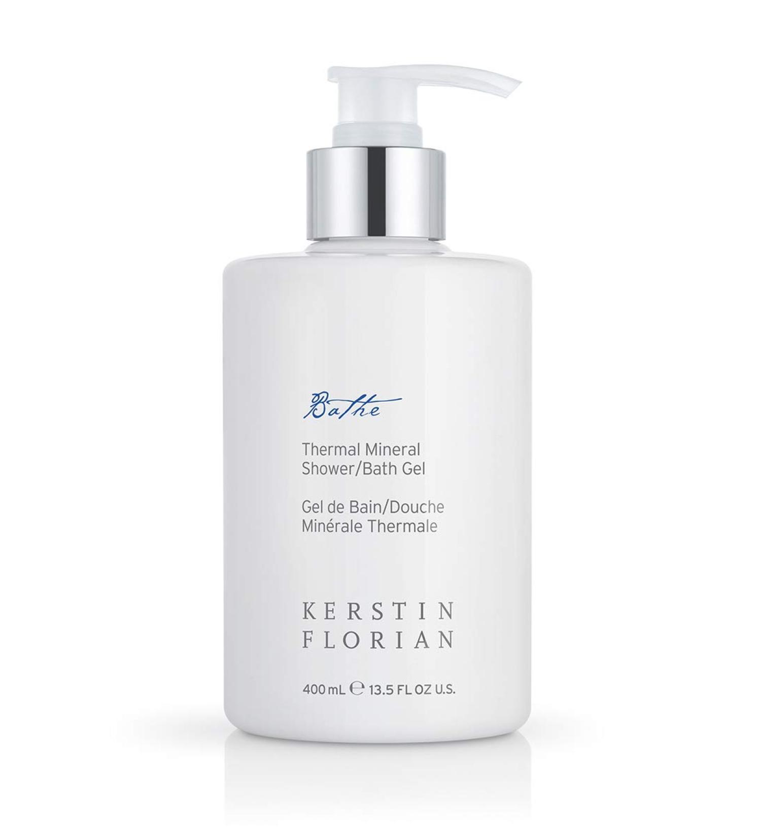 Kerstin Florian Thermal Mineral Shower and Bath Gel | Cleanse and Nourish Skin | Invigorating Mineral Body Wash | Use as Foaming Shower Gel or Bubble Bath (13.5 fl oz) 13.5 Fl Oz (Pack of 1)