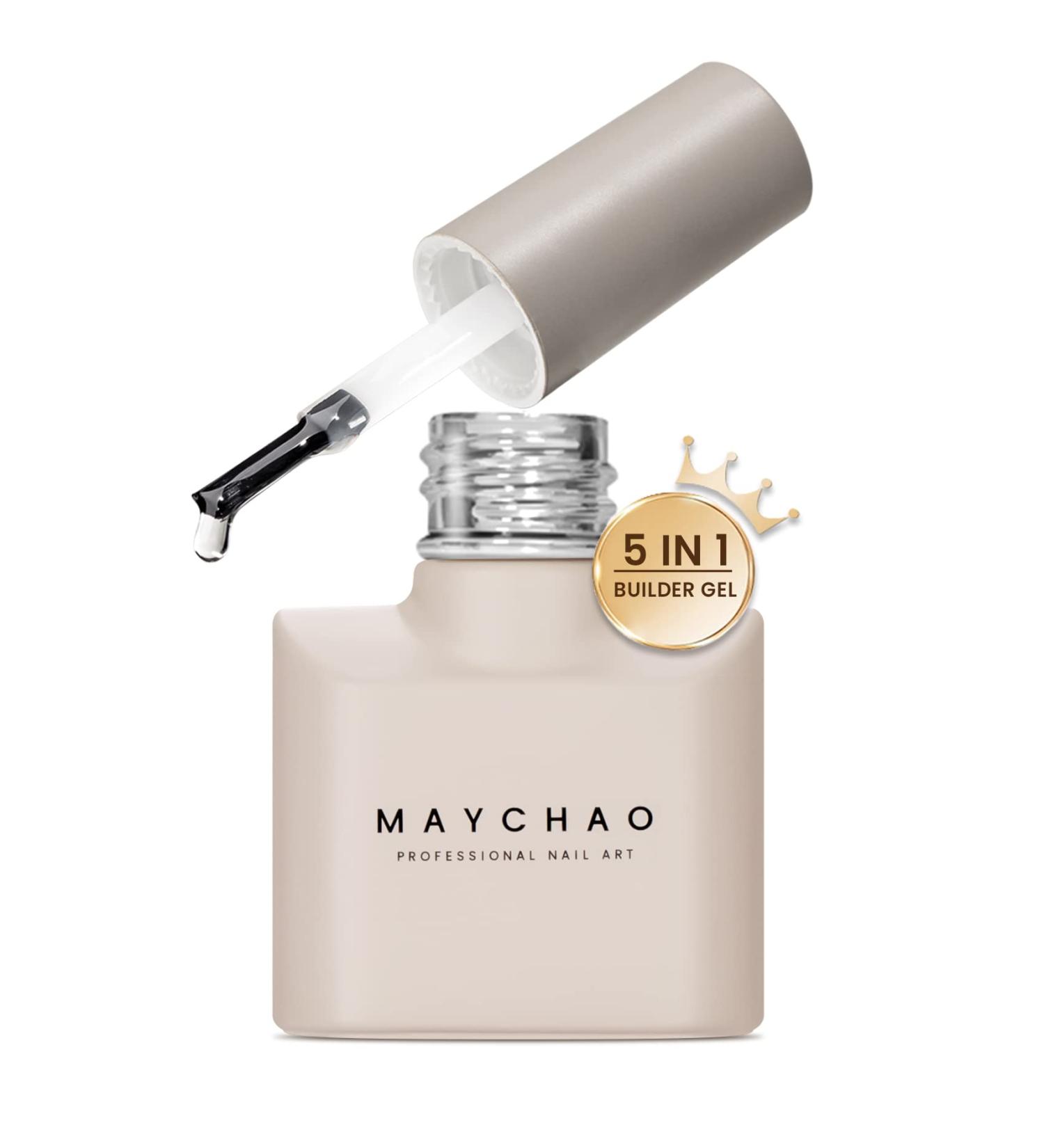 15ML 5-in-1 Clear Builder Nail Gel for Nail Extension & Strength - 0.5 OZ Builder Gel - Buy Online on GoSupps.com