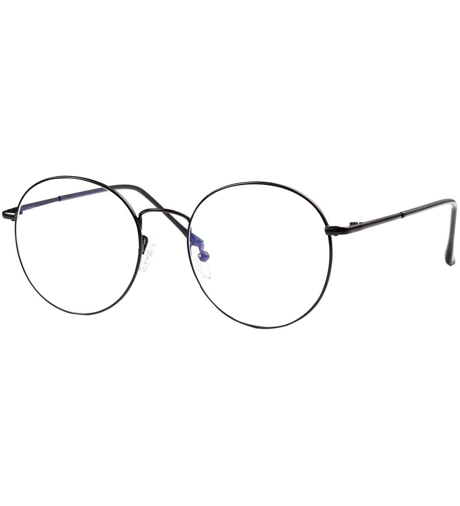 ROSA&ROSE Blue Light Filter Glasses - Anti Fatigue Computer & Gaming Glasses for Men & Women - UV Protection (Black) - Buy Online on GoSupps.com
