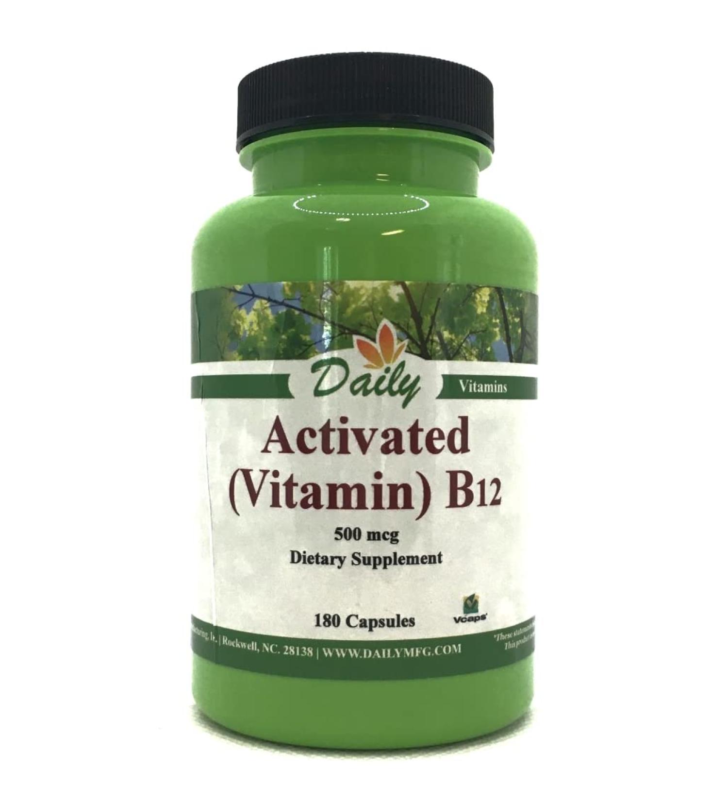 Daily Manufacturing Activated Vitamin B12 - Buy Online on GoSupps.com