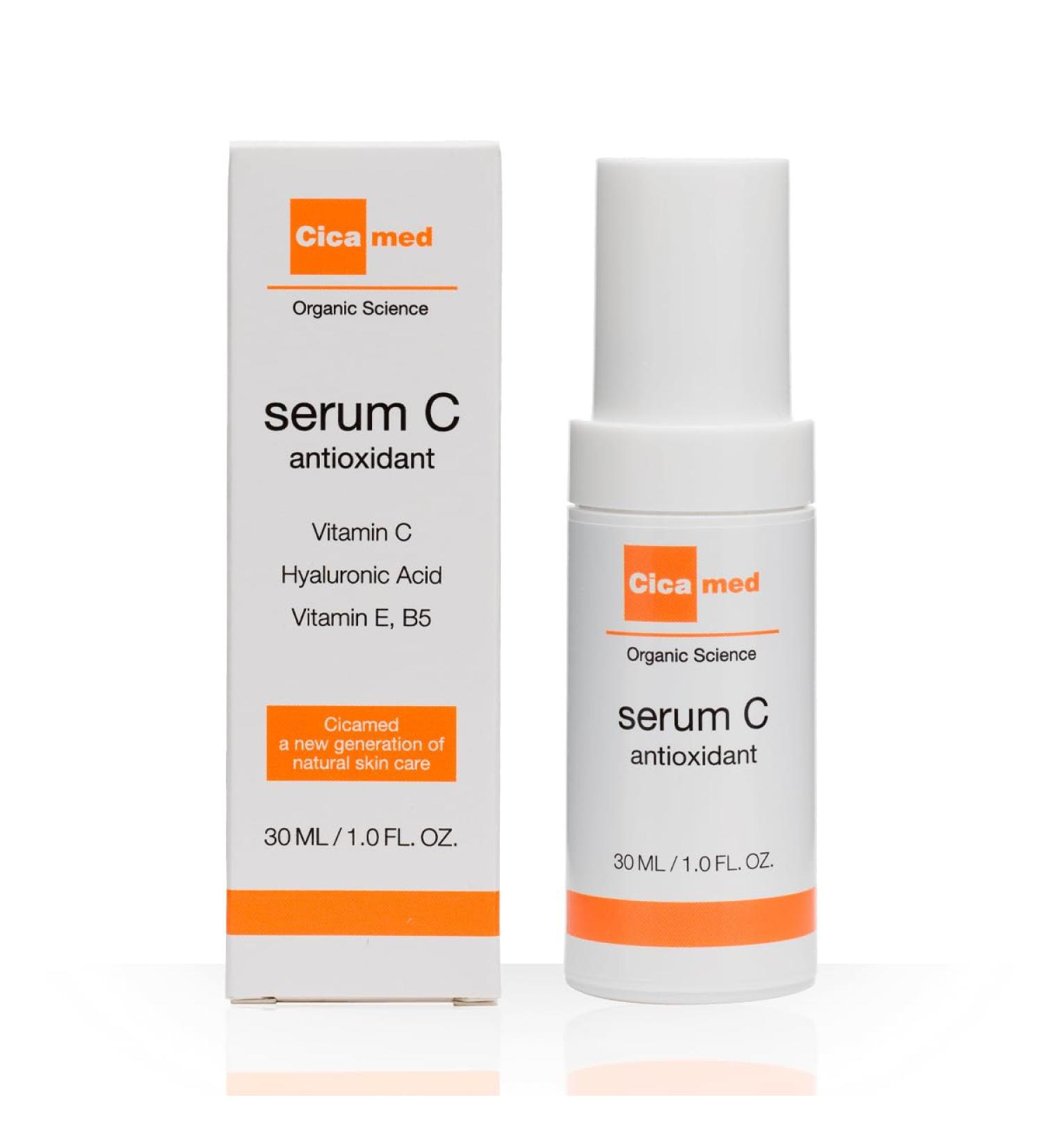 Buy Cicamed Organic Science Vitamin C Antioxidant Serum - Best Anti-Aging Skincare for Glowing Skin | International Shipping Available - Buy Online on GoSupps.com