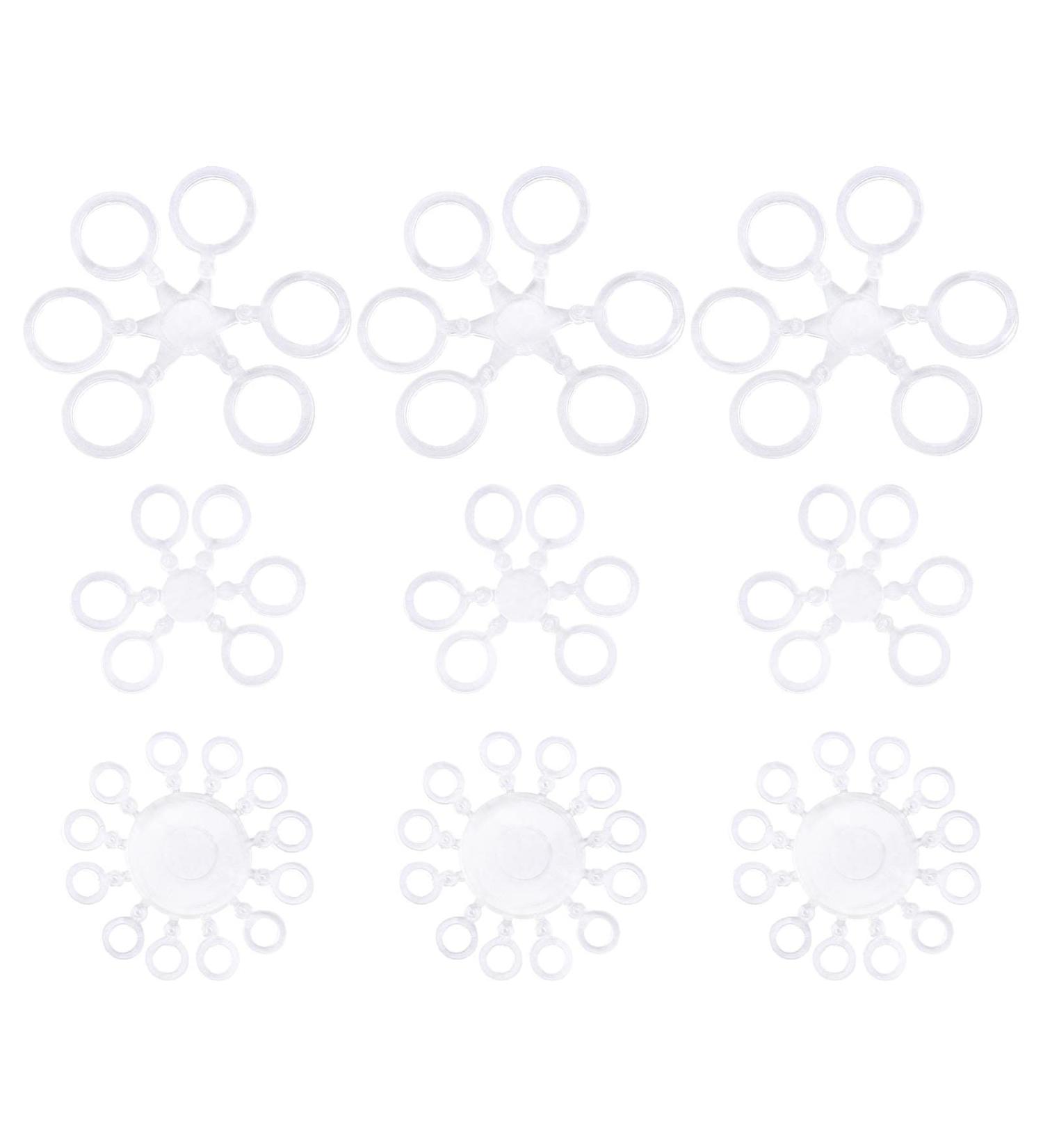 Yinetteech 300 pcs Pellet Bait Bands - Elastic Ligaments for Carp Fishing Hair Rigs | Transparent 5mm 7mm 10mm | Premium Hook Terminal Tackle Accessories - Buy Online on GoSupps.com