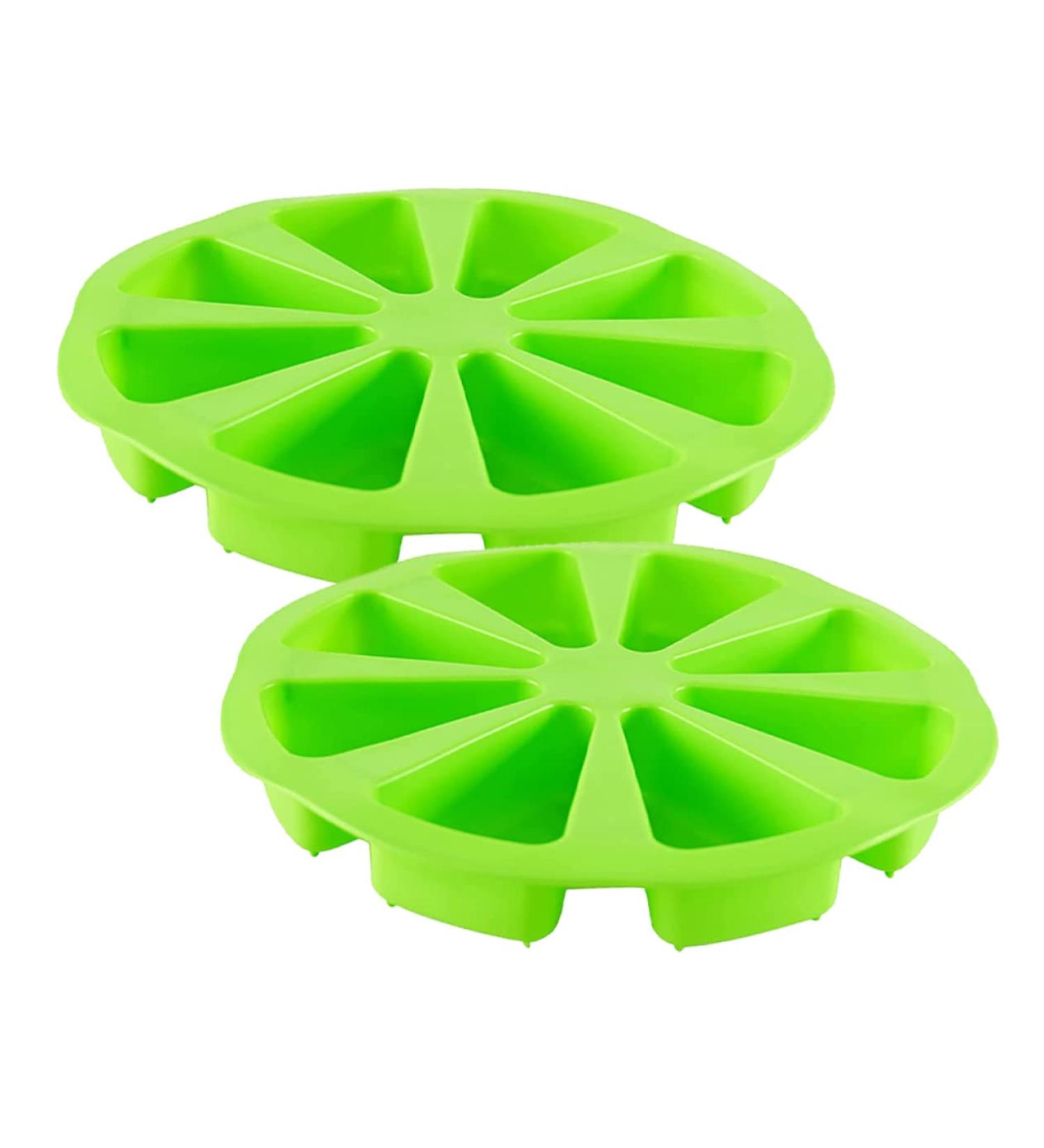 OUNONA 2pcs 8 Divider Baking Pan Cake Stencils Portion Cake Molds Silicone Shapes Cavity Cake Pan Cupcake Baking Mold Cake Molds Chocolate High Temperature Resistance Silica Gel - Buy Online on GoSupps.com