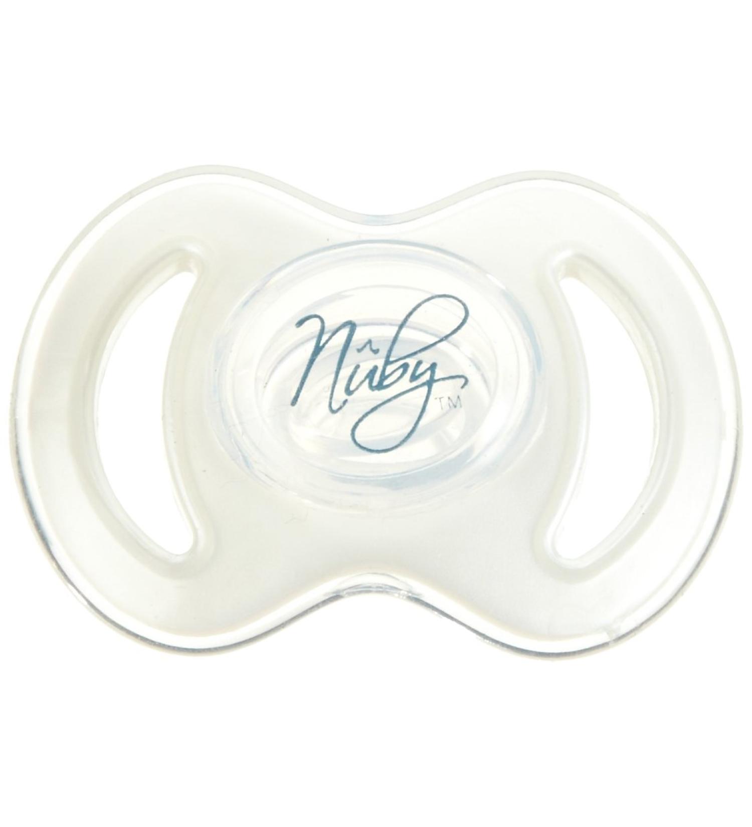 Nuby NT67512MFSN Natural Touch Soother - Silicone Mouthplate for 6+ Months | International Shipping - Buy Online on GoSupps.com