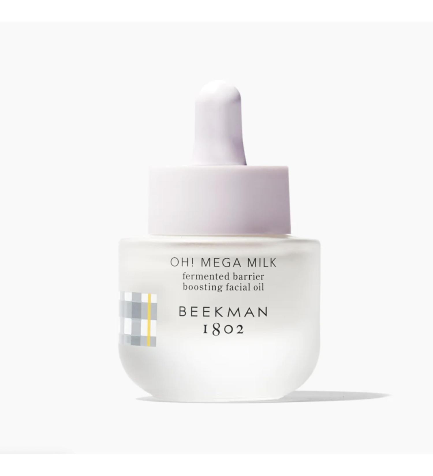 Beekman 1802 Oh! Mega Milk Facial Oil - Niacinamide & Vitamin C - Hydrating & Barrier Boosting - Fragrance Free - Cruelty Free - 0.5 Fl Oz - Buy Online on GoSupps.com