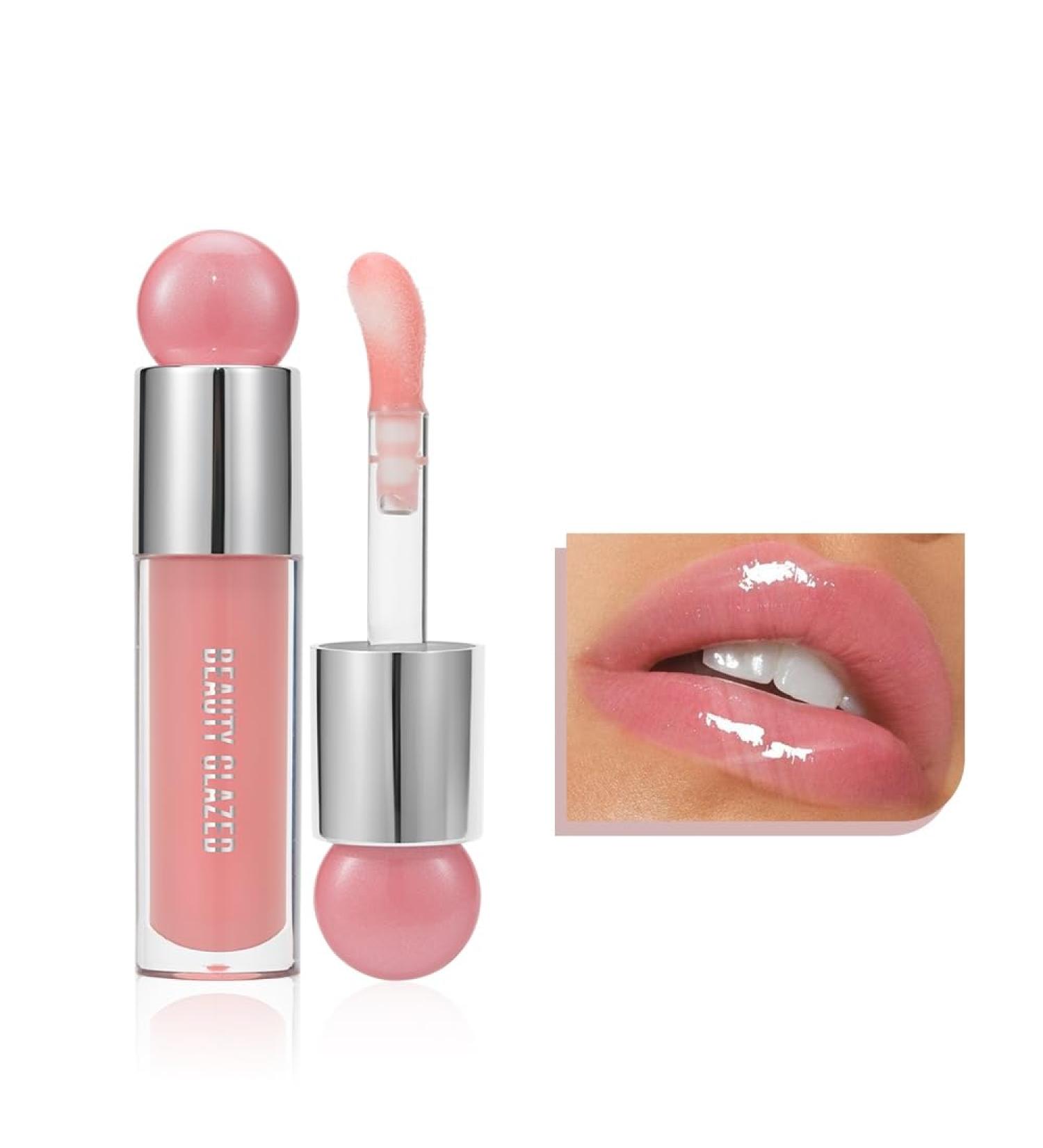 Big Brush Head Lip Gloss Moisturizing & Nourishing Lip Oil Non-Sticky Long Lasting Jelly Liquid Lipsticks Lip Tint Lip Glaze Makeup Gift for Women (# 105) - Buy Online on GoSupps.com