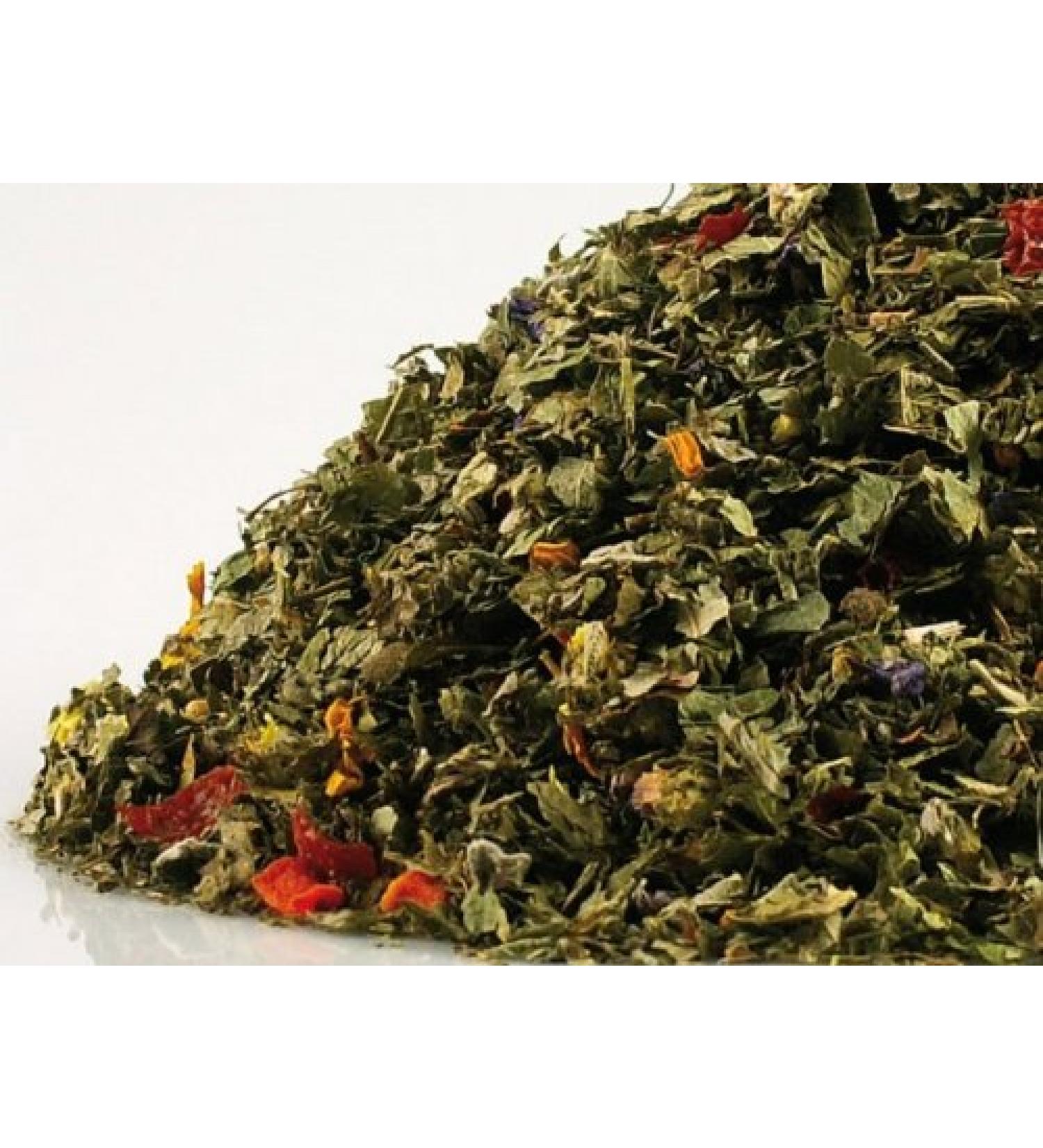 TeeFARBEN Kunterbunt (herbal tea blend) 100g in aroma-preserving packaging
