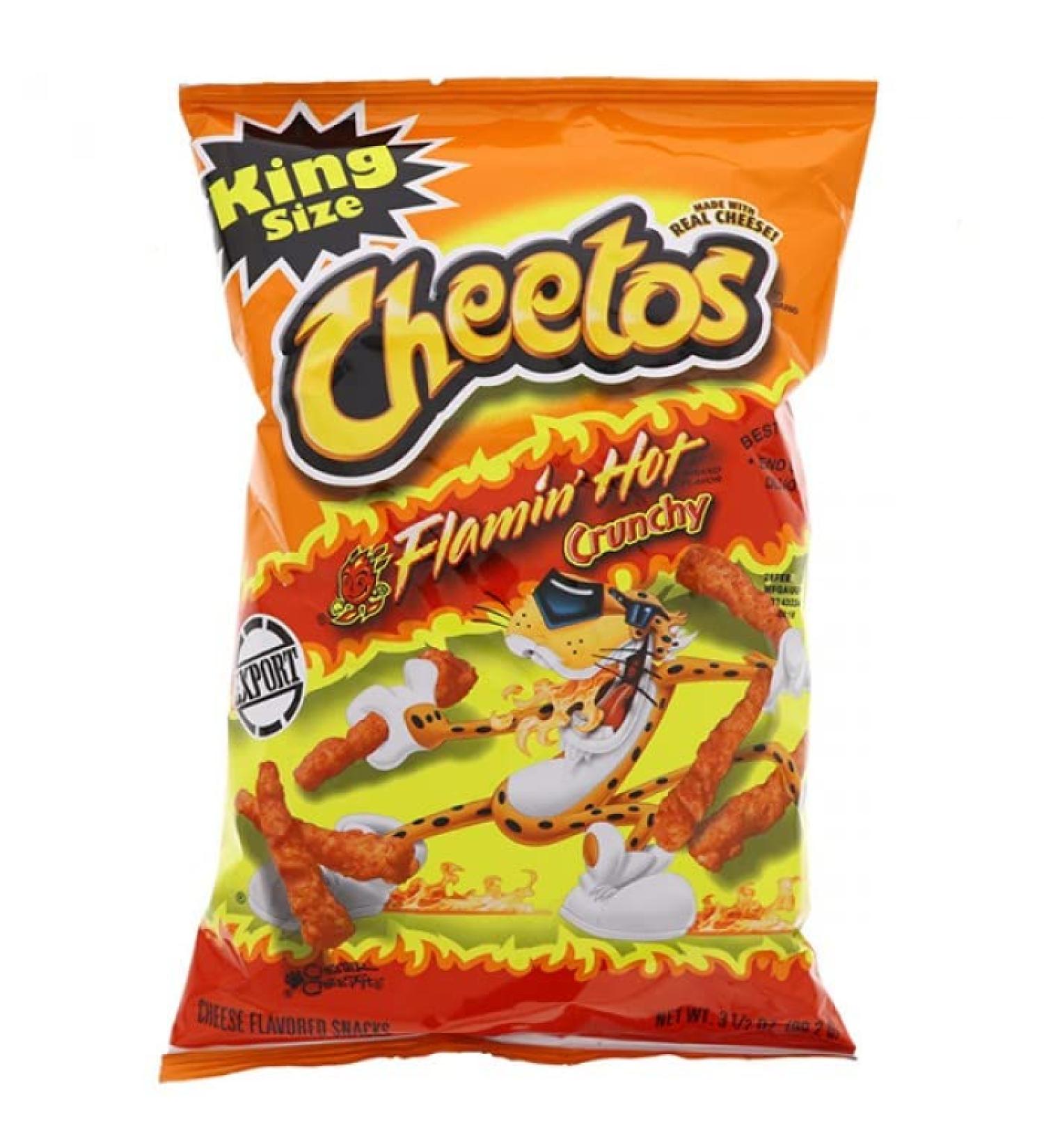 American Cheetos Crunchy Flamin Hot 3.5oz - PACK OF 1 - US American Cheetos Crunchy Flamin Hot 3.5oz - PACK OF 1 - US