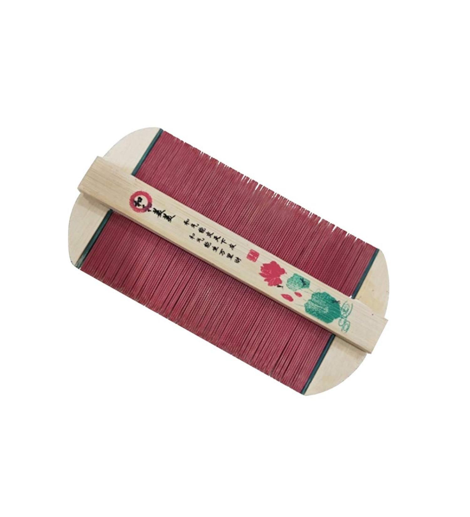 Exceart Wooden Head Lice Comb - Double Sided Bamboo Teeth - Head Massage Comb for Women, Girls, Kids - 2Pcs - Buy Online on GoSupps.com