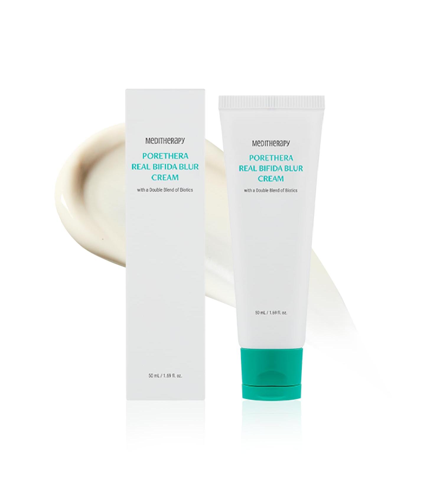 Porethera Real Bifida Blur Cream - Korean Face Moisturizer - Pore Minimizer Face Tone-Up Cream for Blurring Face - Pore Regenerating - Facial Moisturizer for Oily and Acne-Prone Skin, 1.69 fl.oz - Buy Online on GoSupps.com