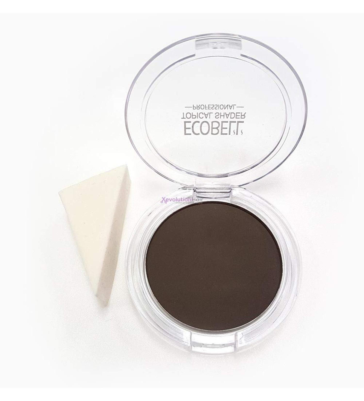 ECOBELL Topical Shader Hair Mascara, Baldness, Alopecia, Gray Roots & Scars, Waterproof Hair Makeup, Dermmatch Similar Hair M