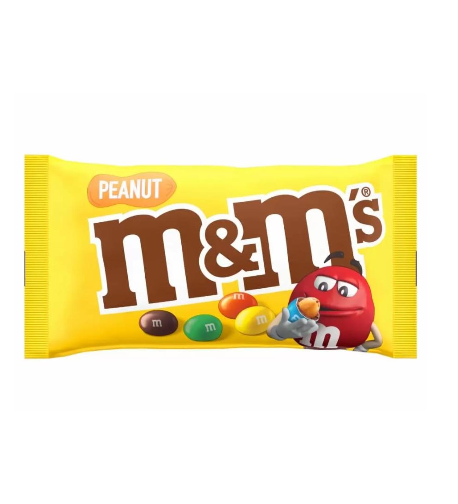 Ellies Jellies M&M's Peanut Chocolate Bags 45g X24