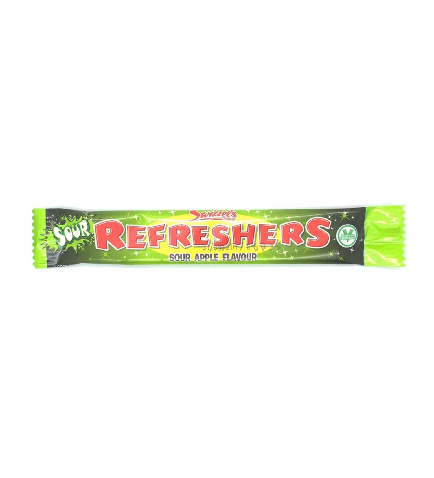 Refreshers Sour Apple Chew Bar - 10 Chew Bars Sweets