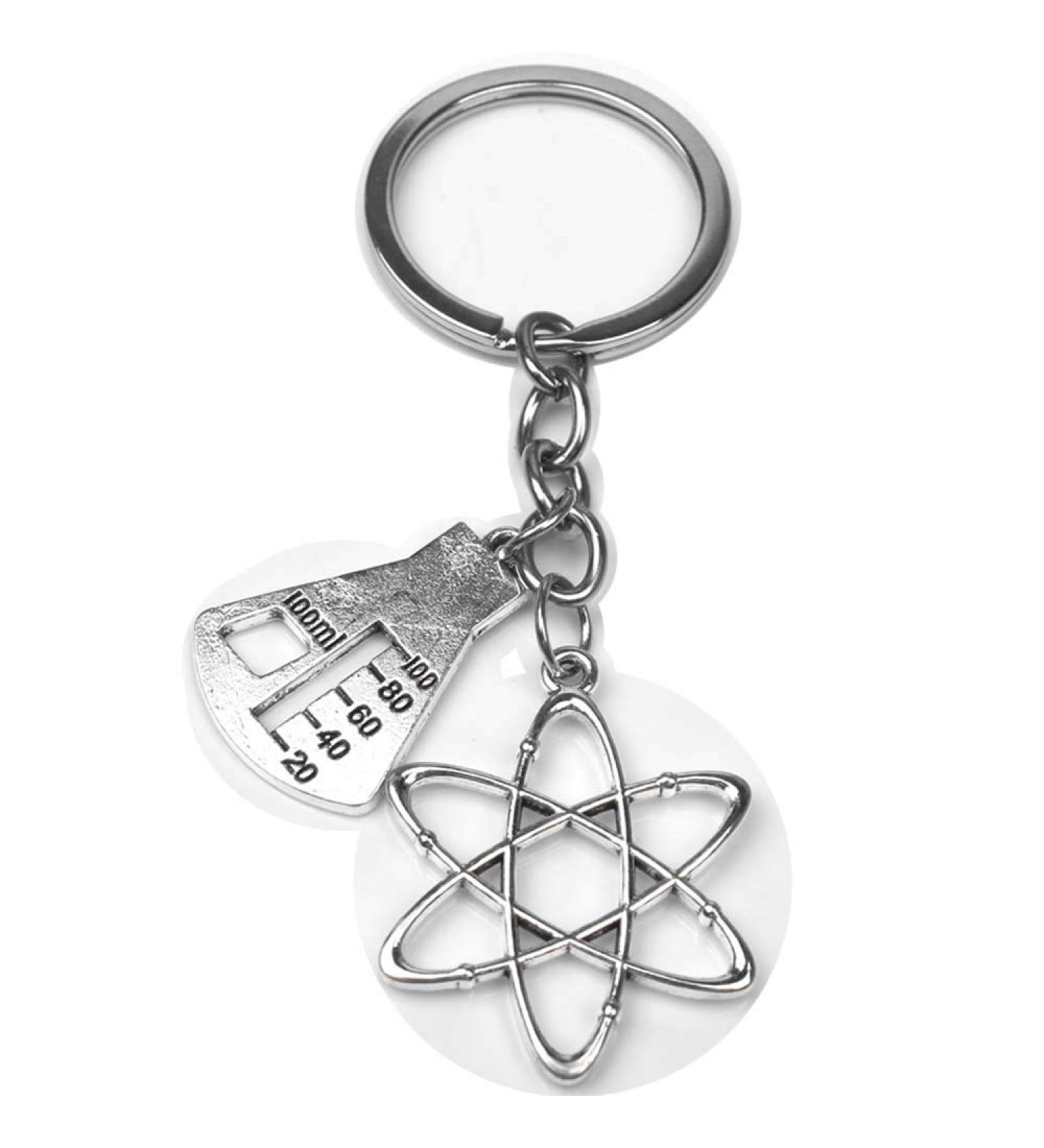 Medical key chain needle syringe stethoscope cute keychain jewelry gift DIY handmade (#9)