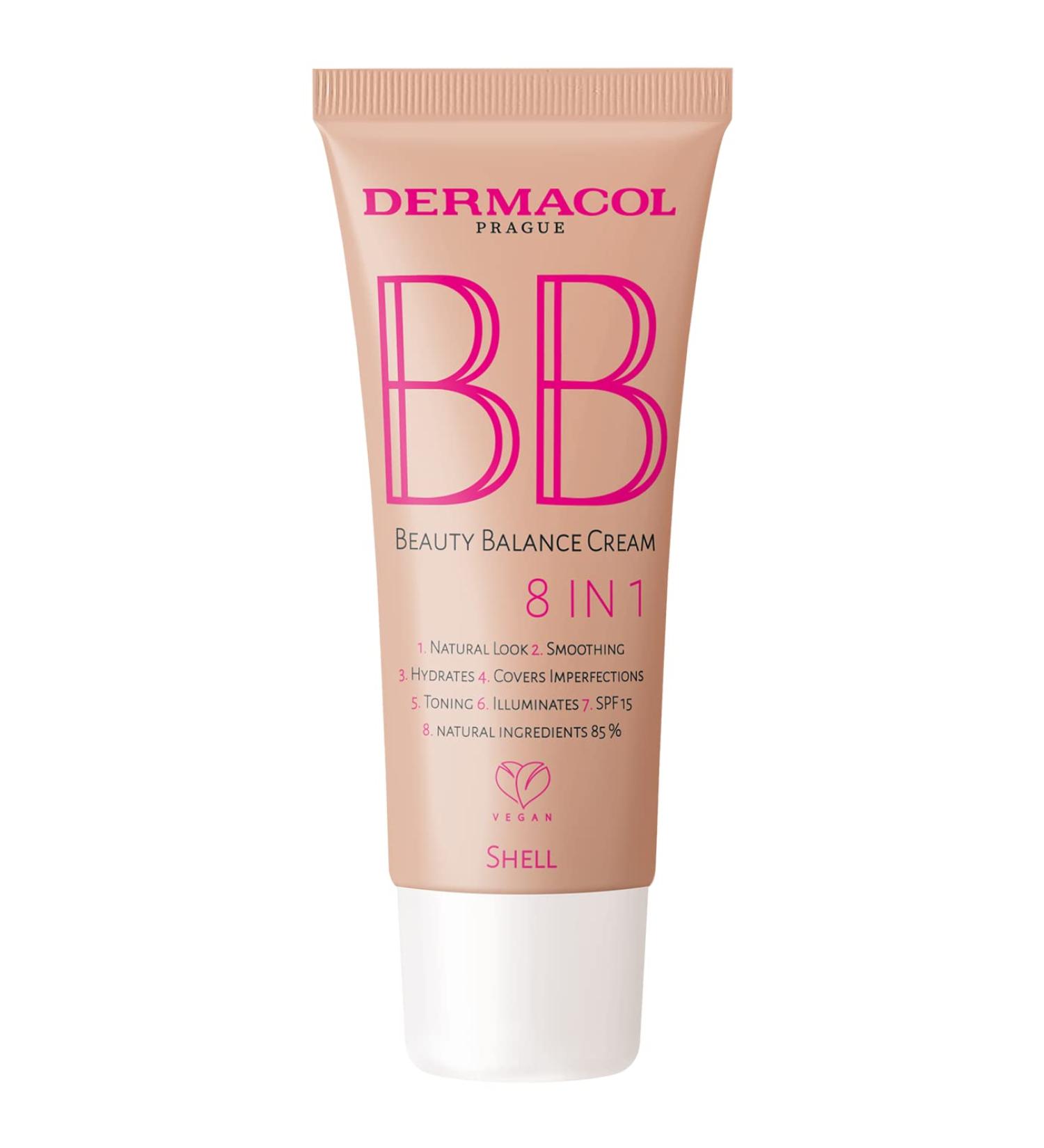 Dermacol DC Dermacol BB Magic Beauty Cream - Colour No.03 - Shell - Moisturizing BB cream that evens out skin tone offers light coverage and sun protection for a natural and luminous finish.