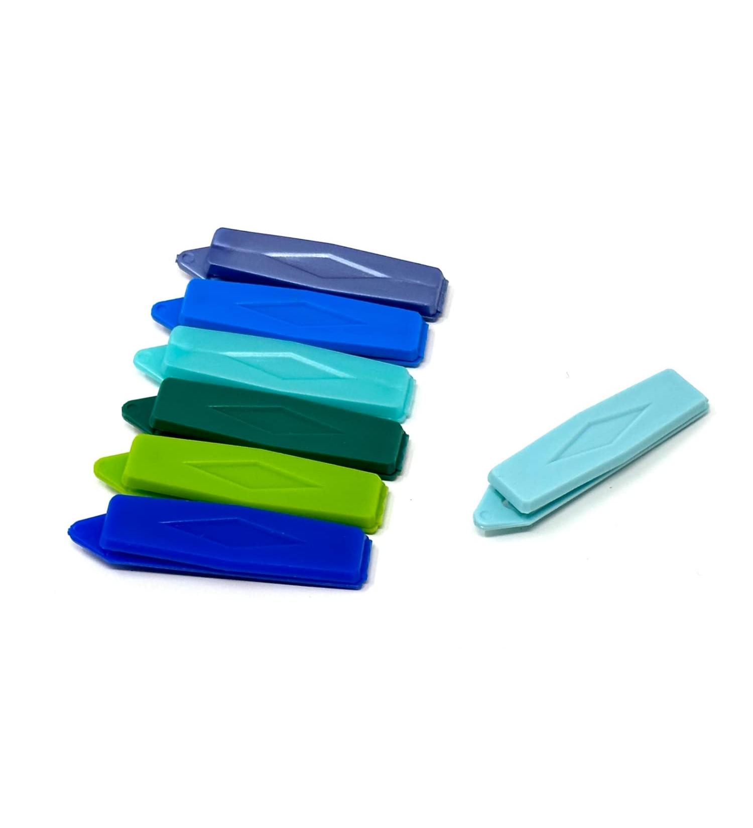Camtiac Dog Hair Clip Diamond 7-Piece Set - Green-Blue | Best International Shipping - Buy Online on GoSupps.com