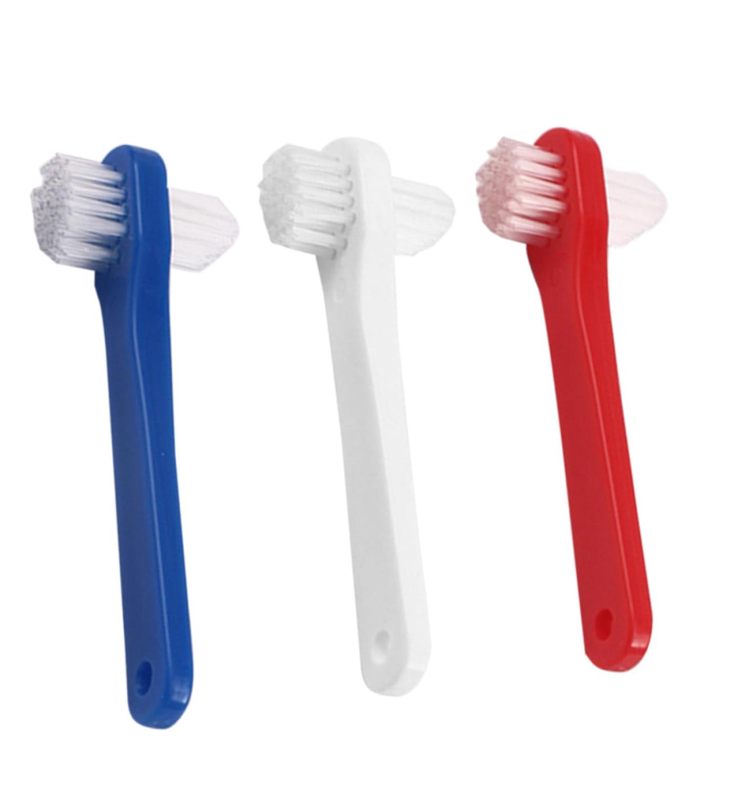 Minkissy 6-Pack Hard Toothbrushes for Dentures | Dental Care Accessories | Multi-Layer Cleaning Brushes - Buy Online on GoSupps.com