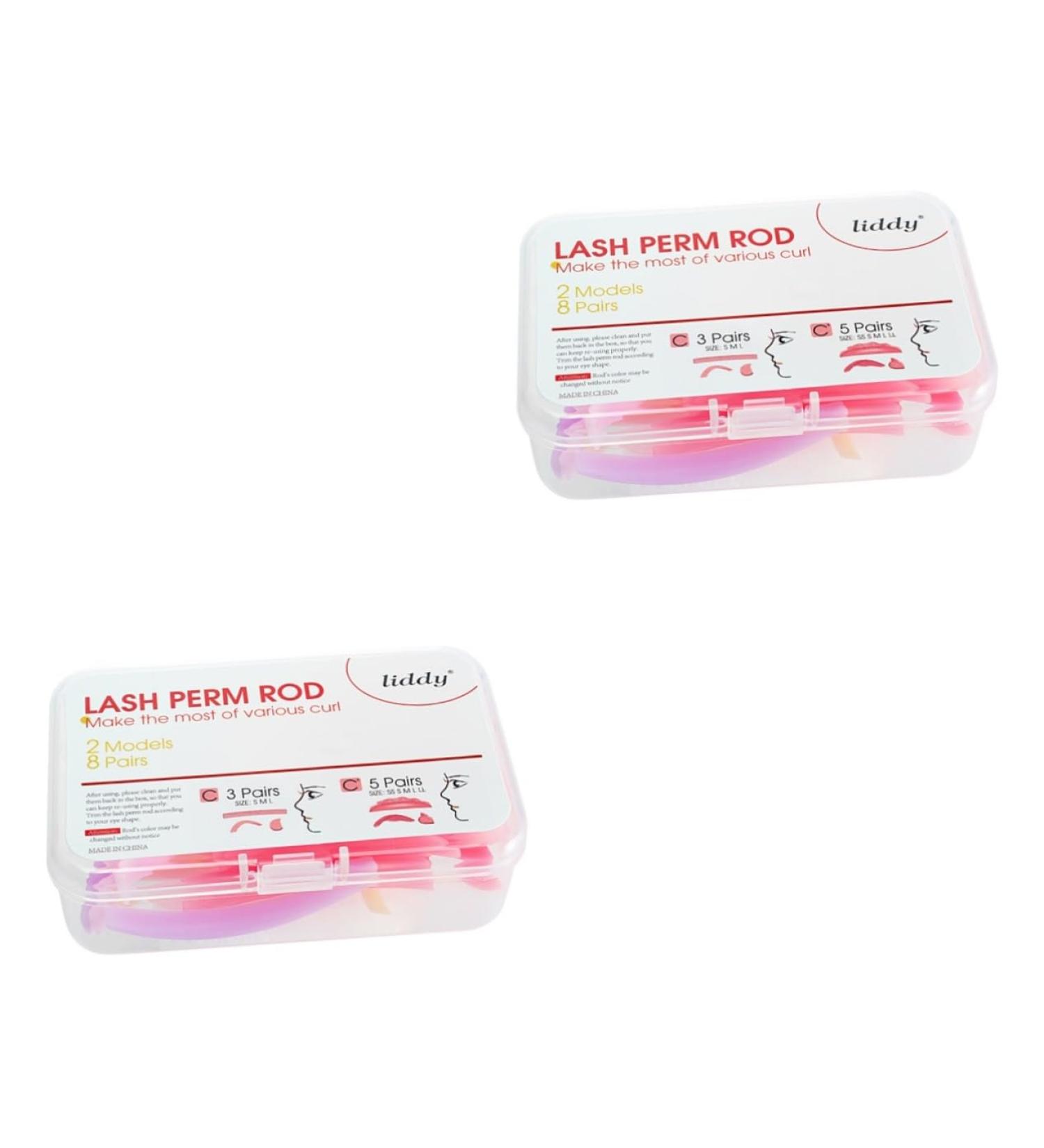 Beavorty 16 Pairs Silicone Eyelash Perm Pads | DIY Lash Curling Kit & Tools for Perfect Lashes - Buy Online on GoSupps.com