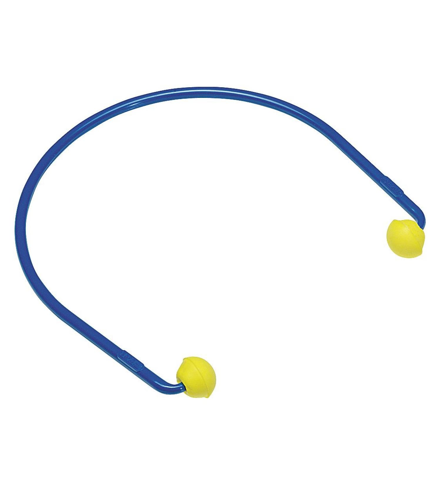 3M E-A-R Caps Blue and Yellow Under Chin Banded Ea