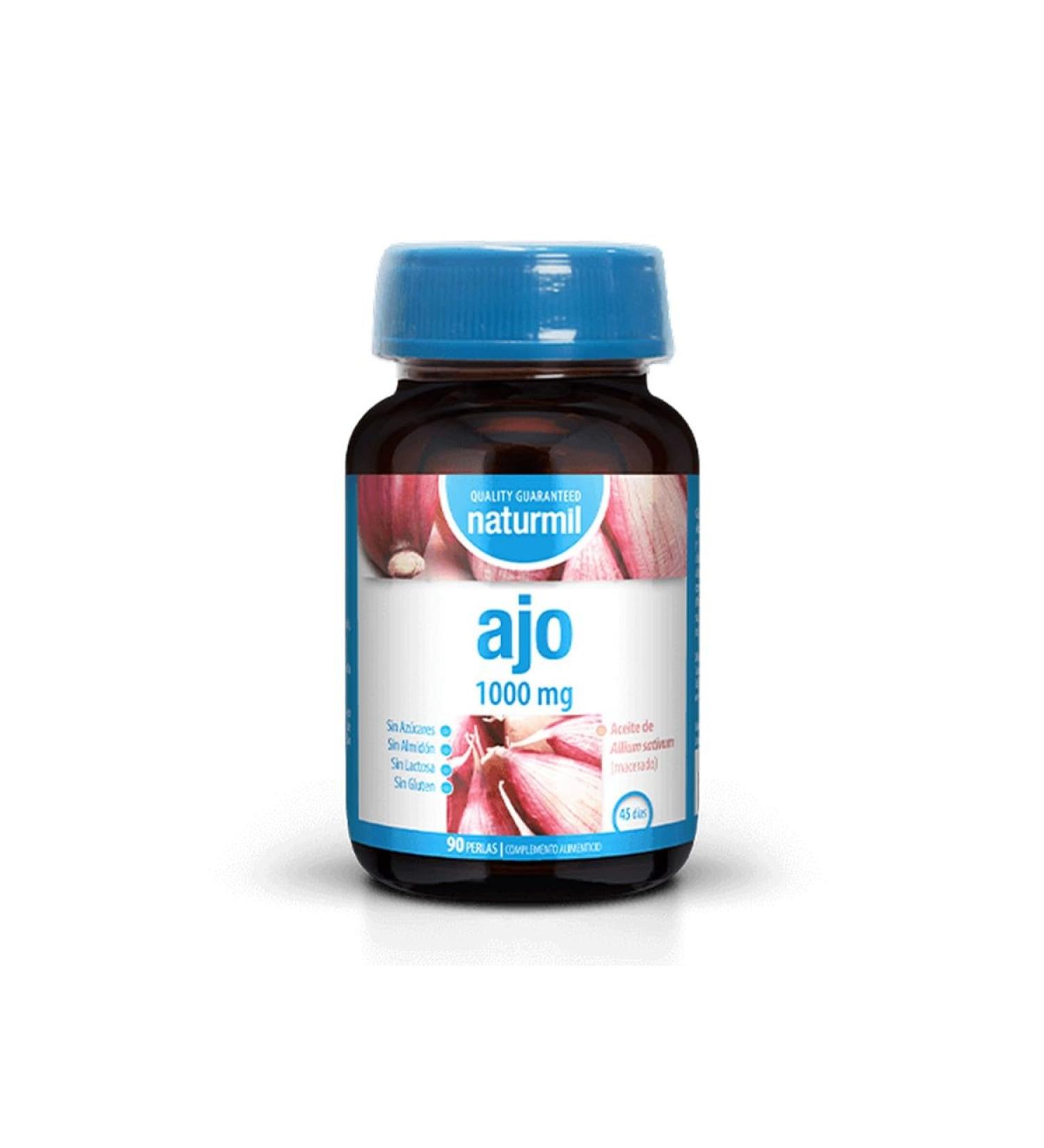 Naturmil Naturmil | Garlic 1000mg - 90 Pearls| Allium Sativum Oil - Macerated