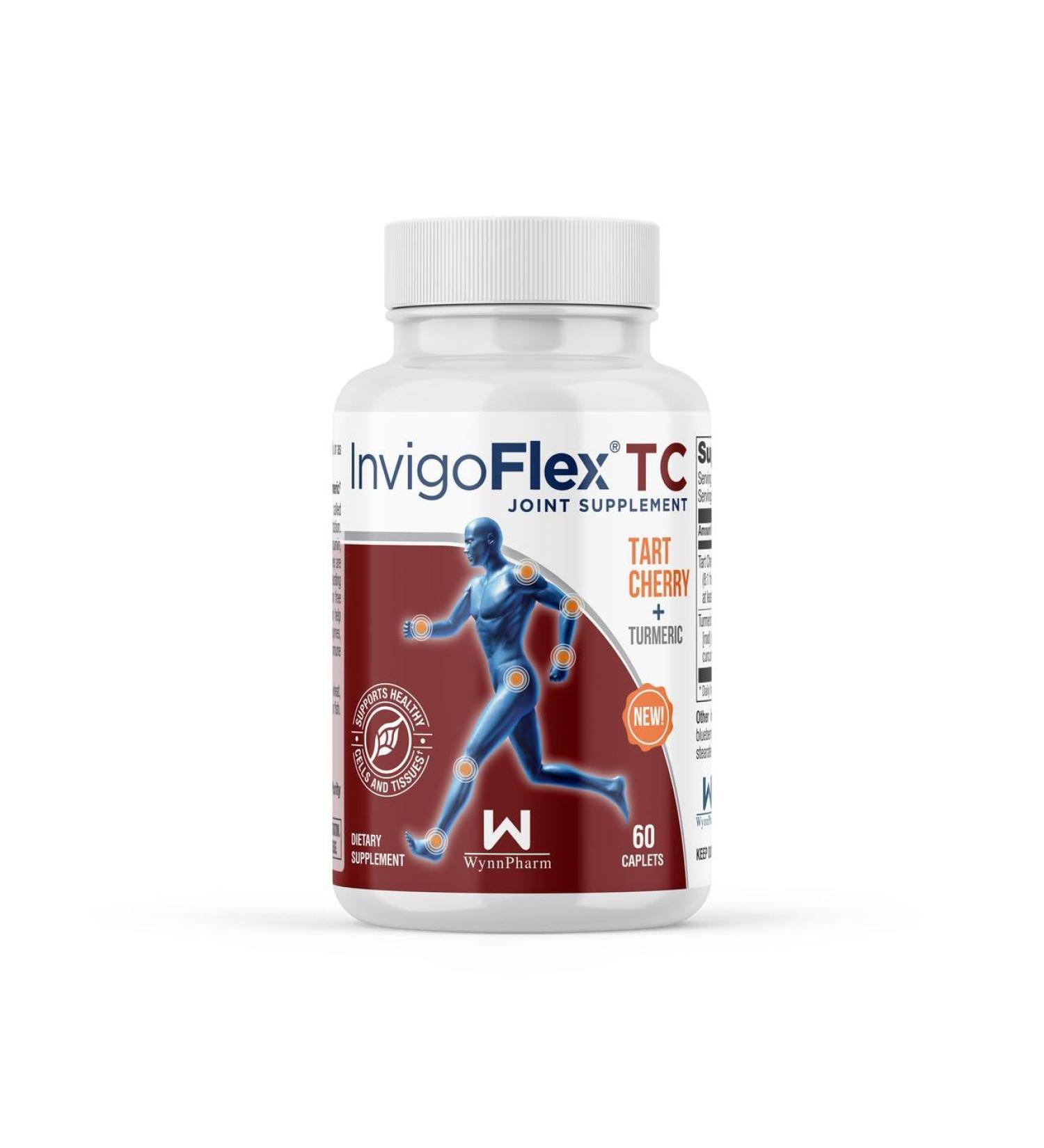 INVIGOFLEX TC - Tart Cherry and Tumeric (60 caplets) - Buy Online on GoSupps.com