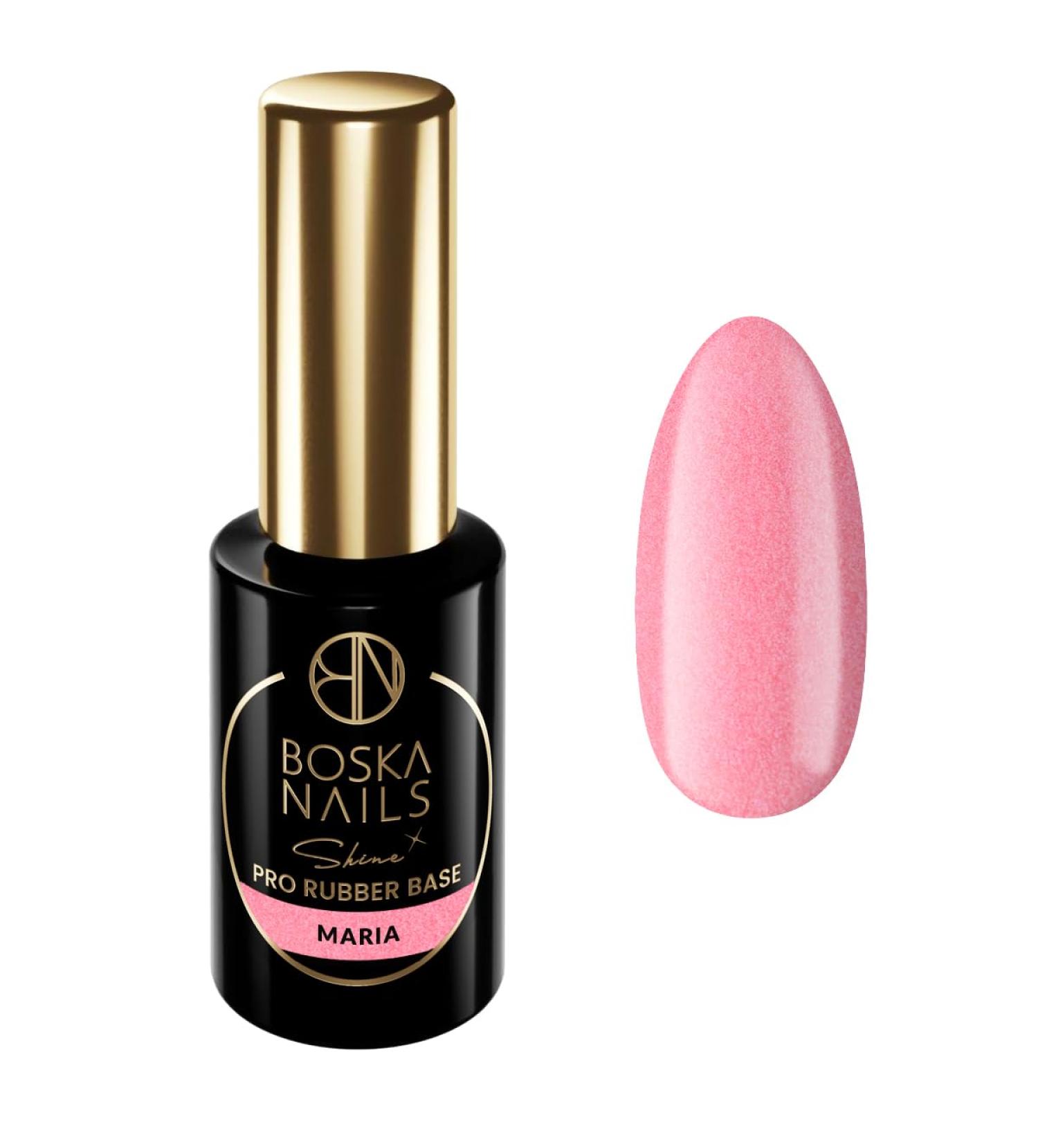 Divine Nails Shine Pro Rubber Colour Base Maria 10 ml - Buy Online on GoSupps.com