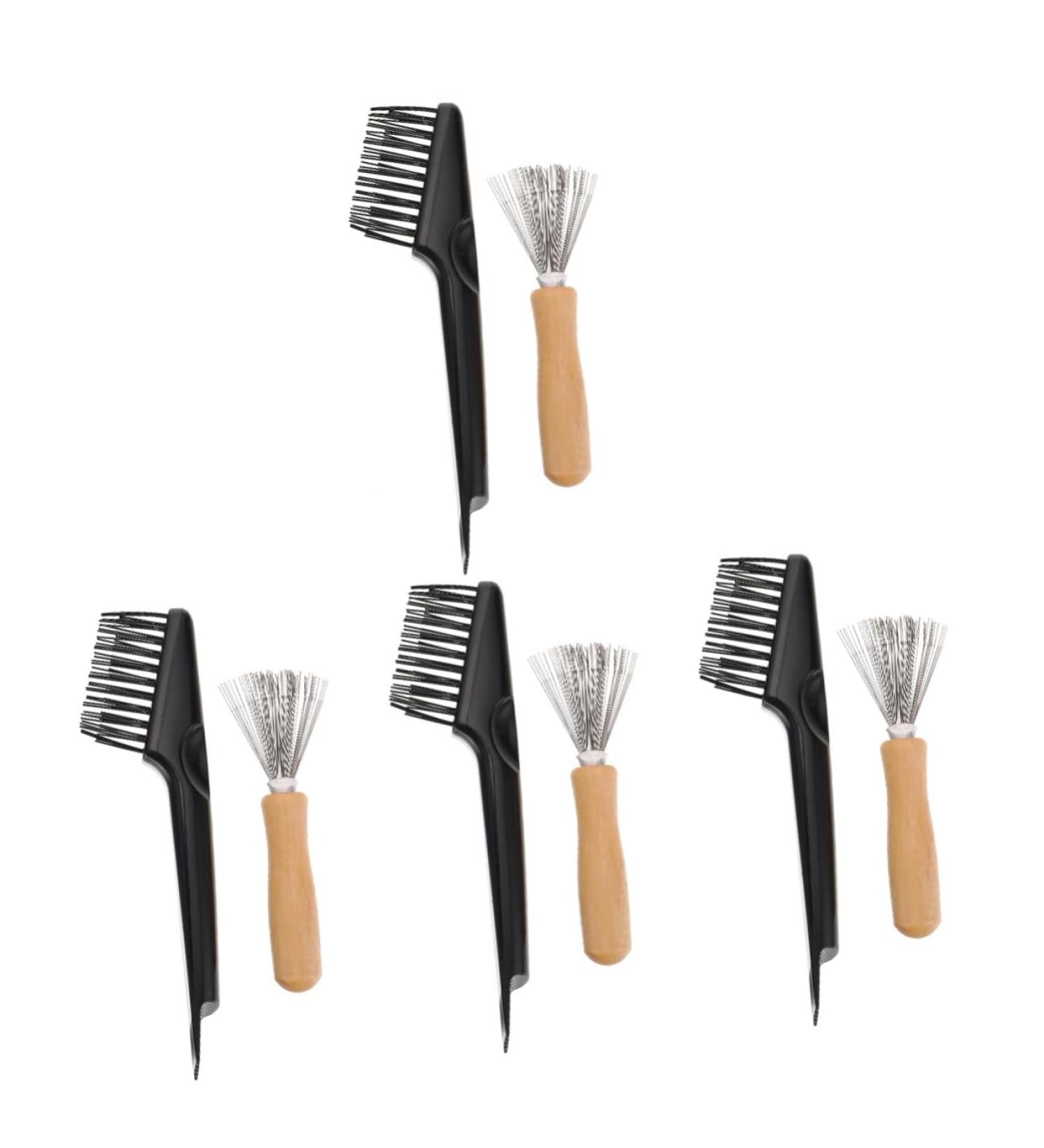TOVINANNA 4 Sets Brush Cleaning Tool Hair Dust Lint Removal Comb Cleaning Brush Hair Brush Hair Remover Mini Rake Hair Brush Cleaner Metal Wire Rake Remove Comb Cleanser Pet Iron Mini Brush - Buy Online on GoSupps.com