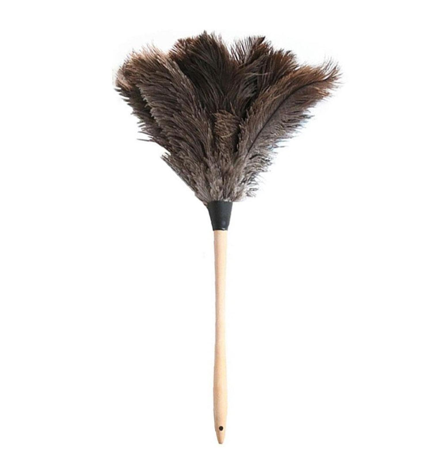 34-57cm Dusters with Long Handle Ostrich Duster Electrostatic Cleaning P9G9 Tools Br Accessories Cleaning Dust Household White3 57cm - Buy Online on GoSupps.com