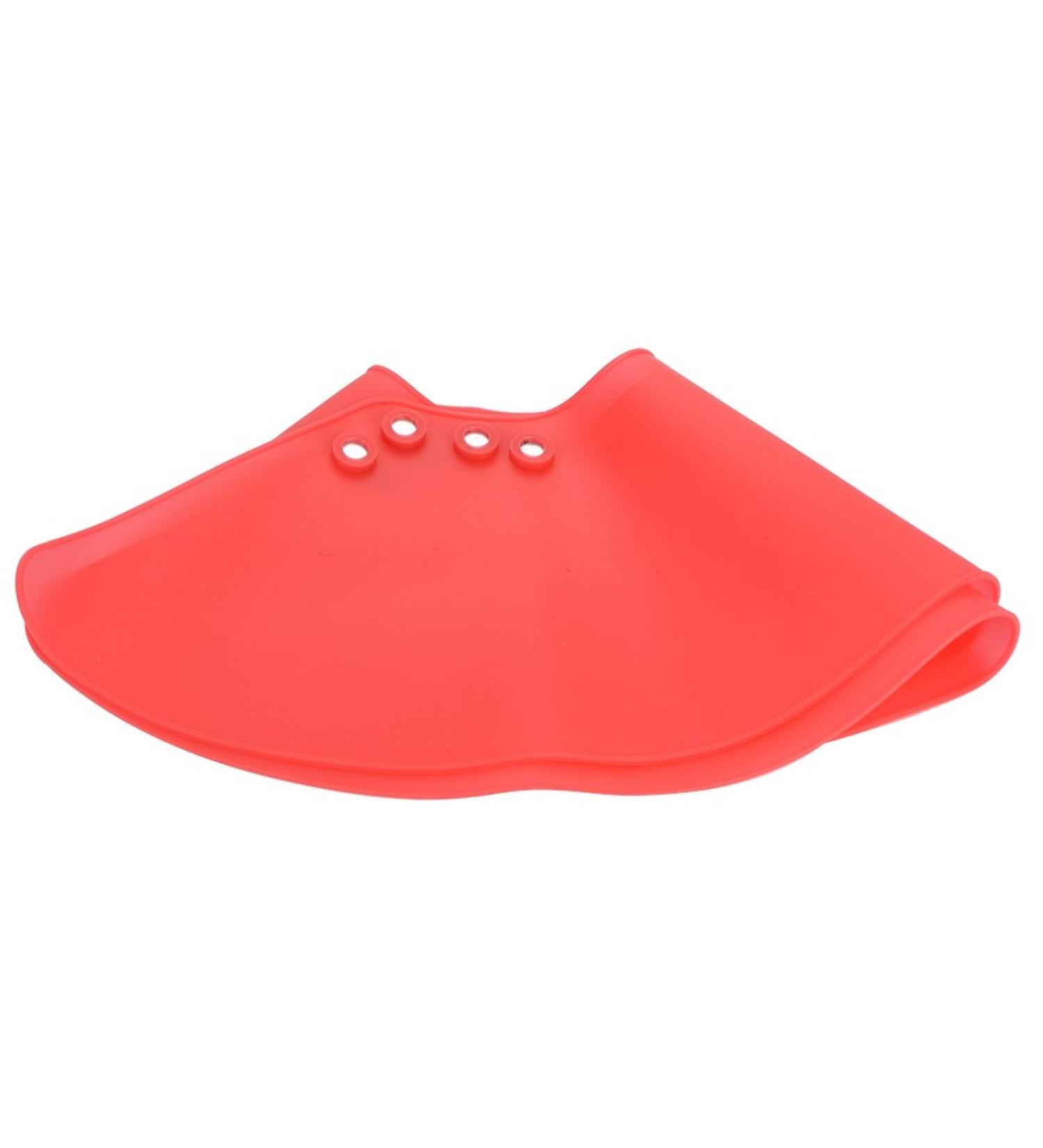 Yemirth Adjustable Hair Cutting Collar - Soft Silicone Magnet Buckle Shawl for Salon & Home Use - Red - Buy Online on GoSupps.com