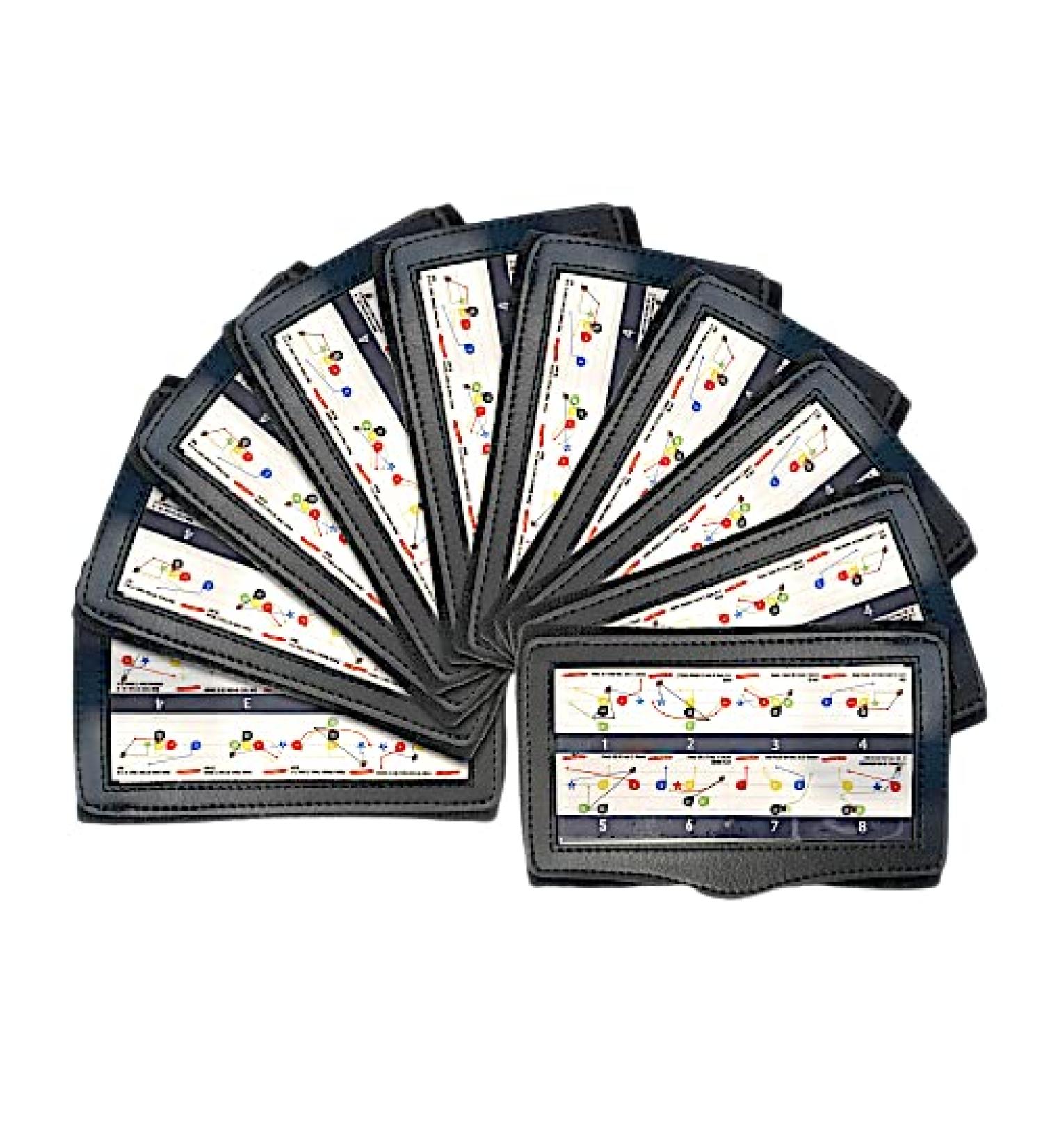 Youth Football Play Wristbands - Call Plays and Win Games - Flag Football Wristbands or Tackle Football Wristbands - QB Wrist Coach - Play Card Playbook Wrist Bands Football Equipment (5 or 10 packs) - Buy Online on GoSupps.com