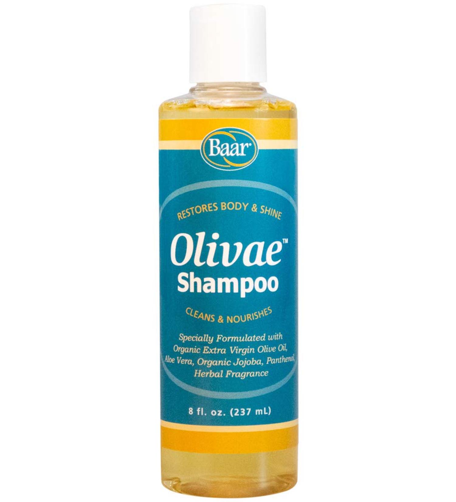 Buy Baar Olivae Organic Olive Oil Shampoo - Nourishing Hair Care with Aloe Vera & Jojoba Oil | 8 oz for All Hair Types - Buy Online on GoSupps.com