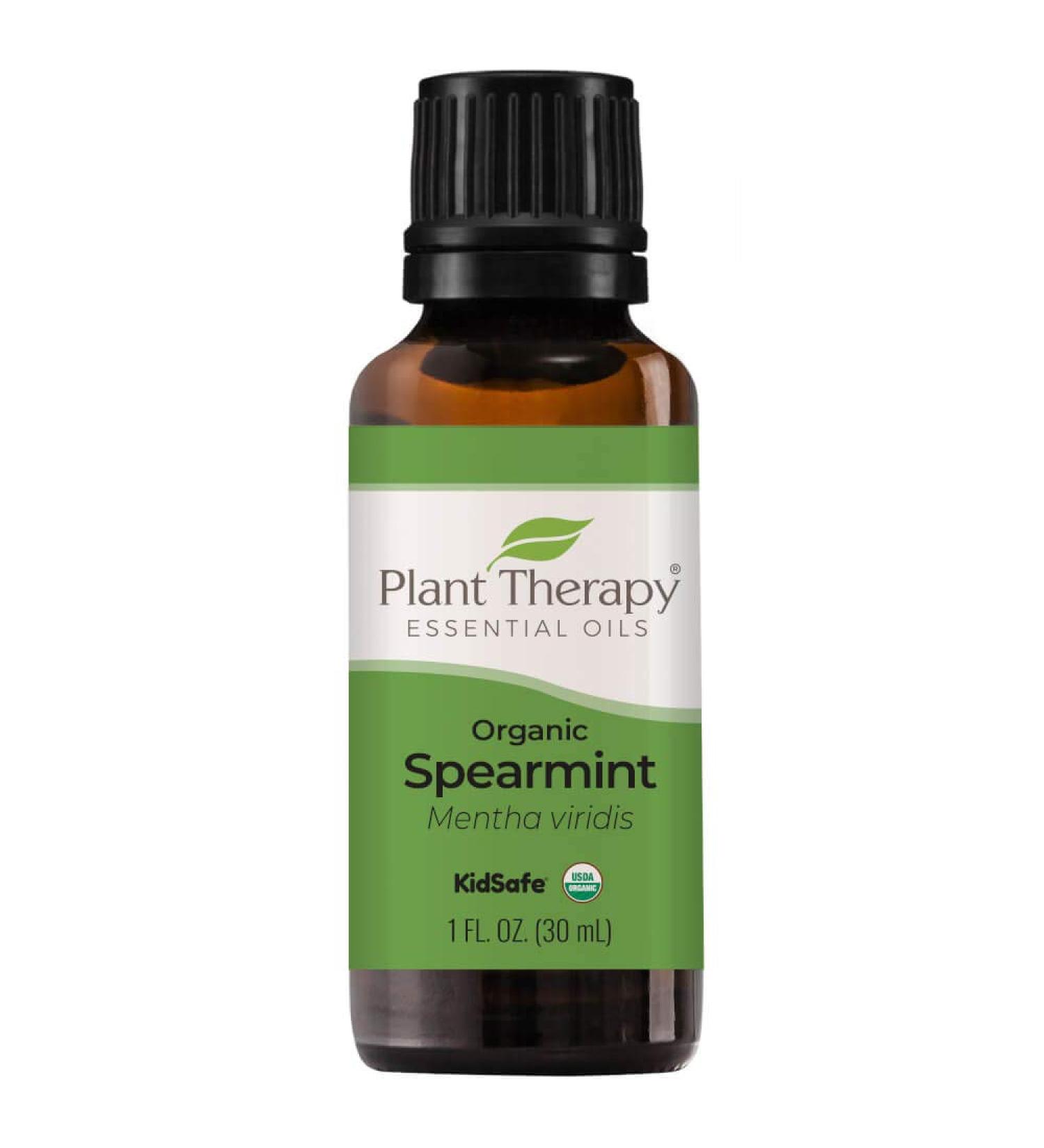 USDA Organic Spearmint Essential Oil 30 mL - 100% Pure & Therapeutic Grade | Plant Therapy - Buy Online on GoSupps.com