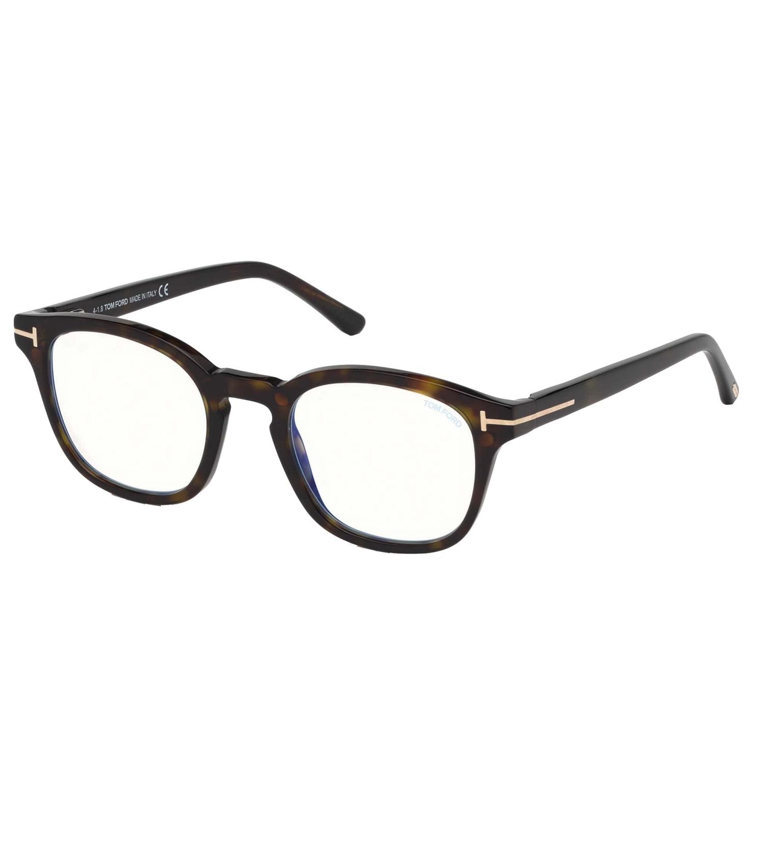 Tom Ford Unisex Eyeglasses Frames 49 Havana Havana/Brown Clip-on