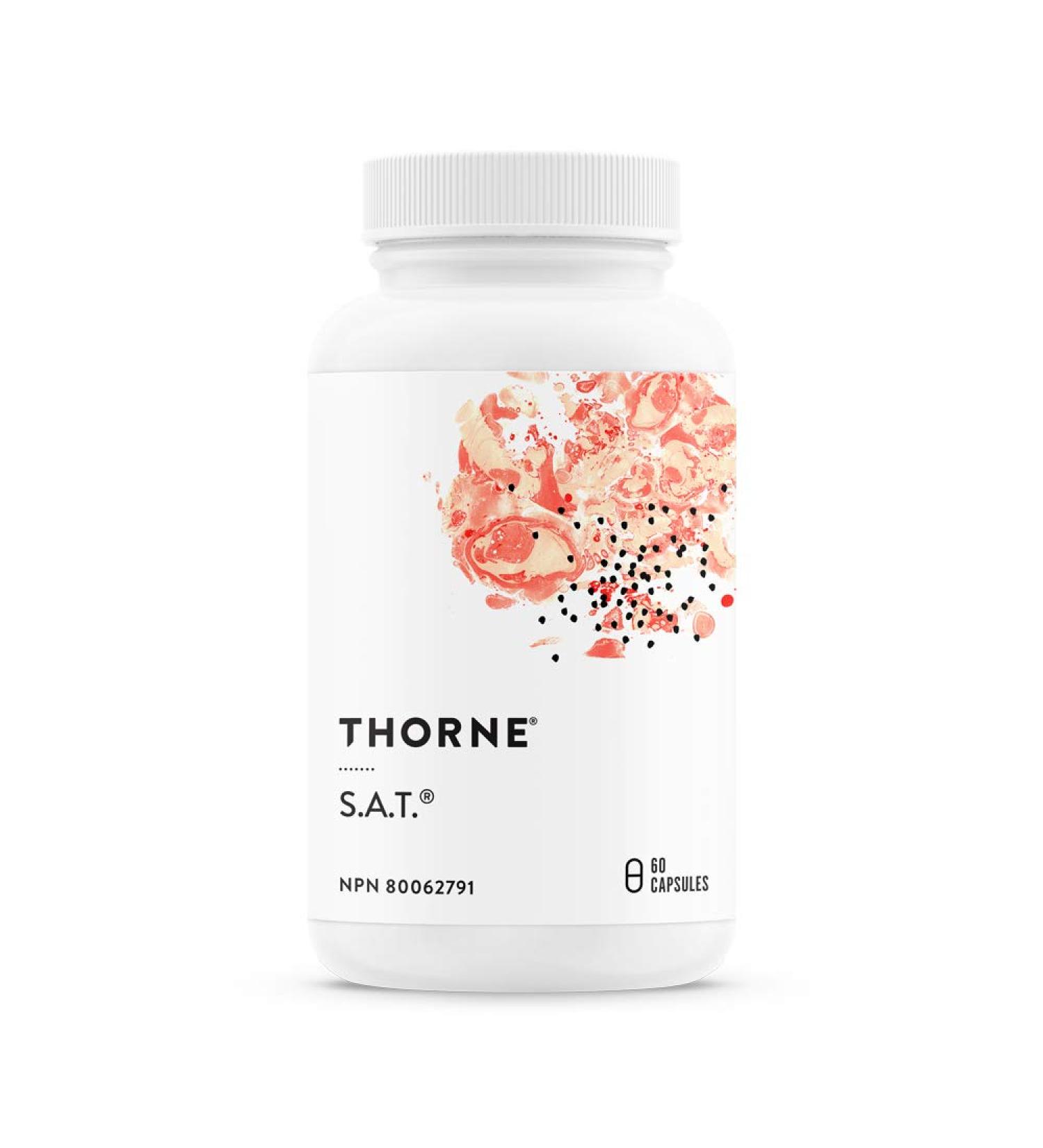 Thorne S.A.T. - Silymarin Artichoke and Turmeric Extracts for Liver Support - 60 Capsules - 60 Servings - Buy Online on GoSupps.com