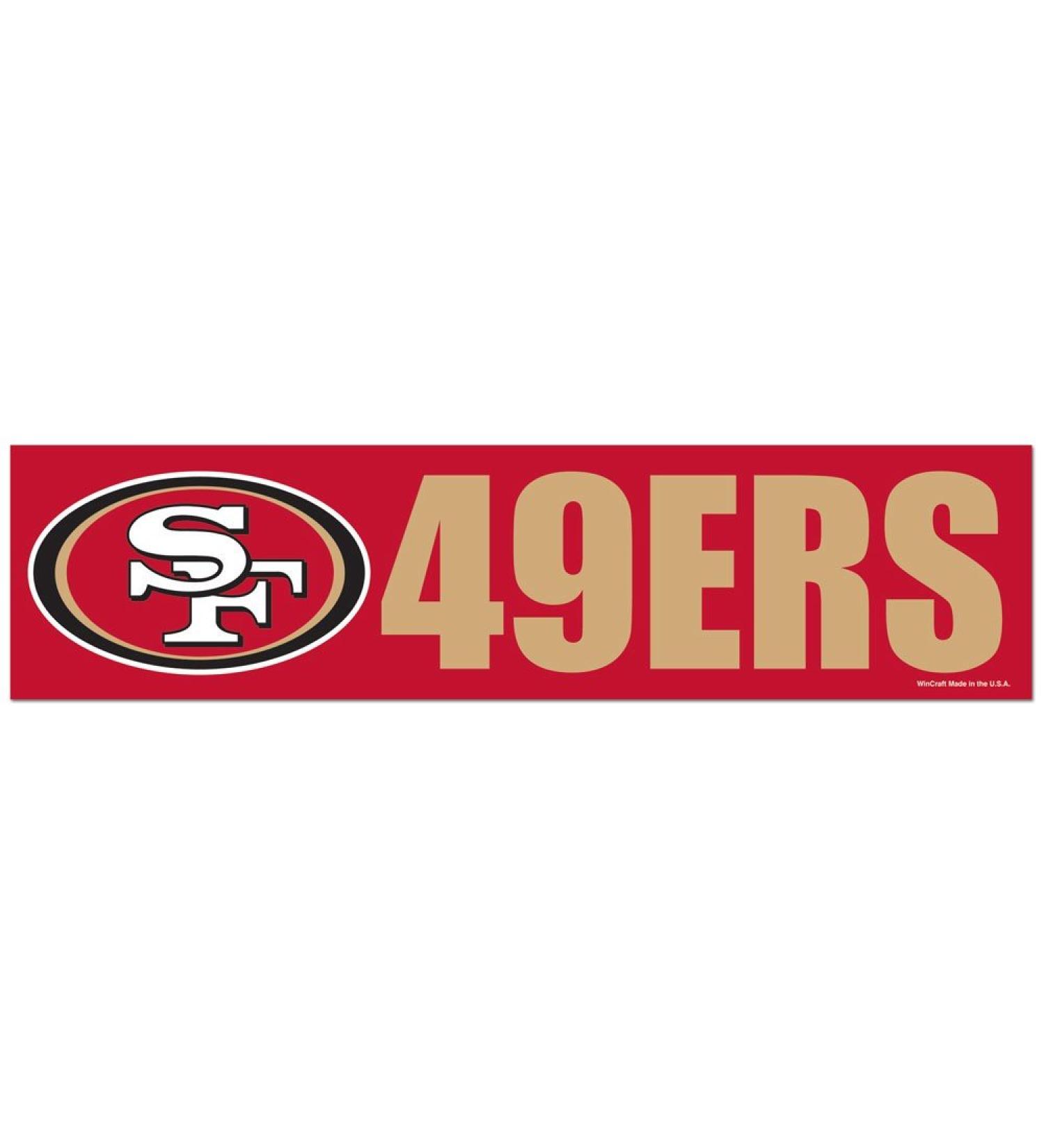 NFL Bumper Sticker / Decal San Francisco 49ers