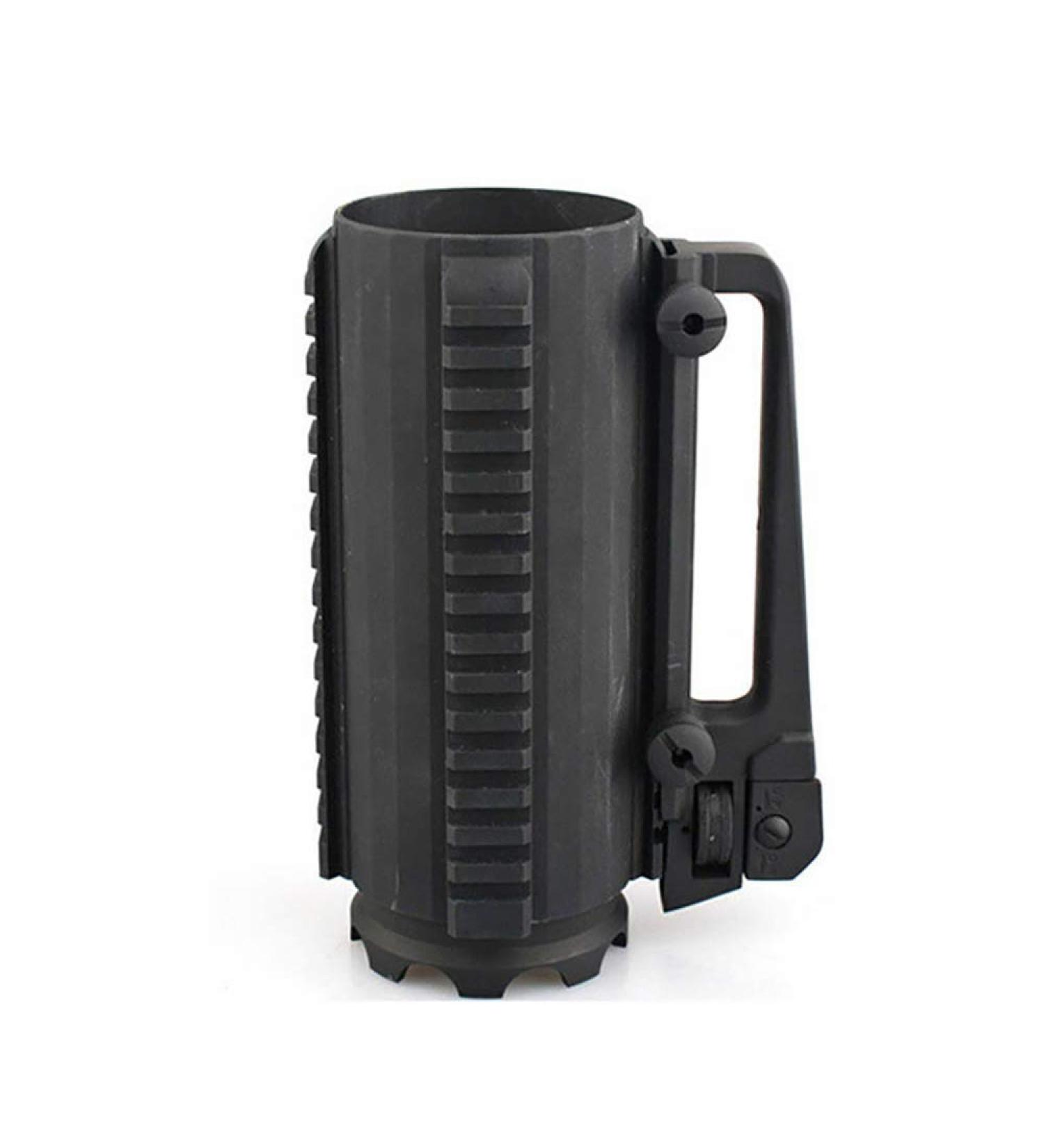 Outdoor Multifunction Metal Alloy Mug with Detachable Carry Rail - Fits 20mm Rails - Buy Online on GoSupps.com