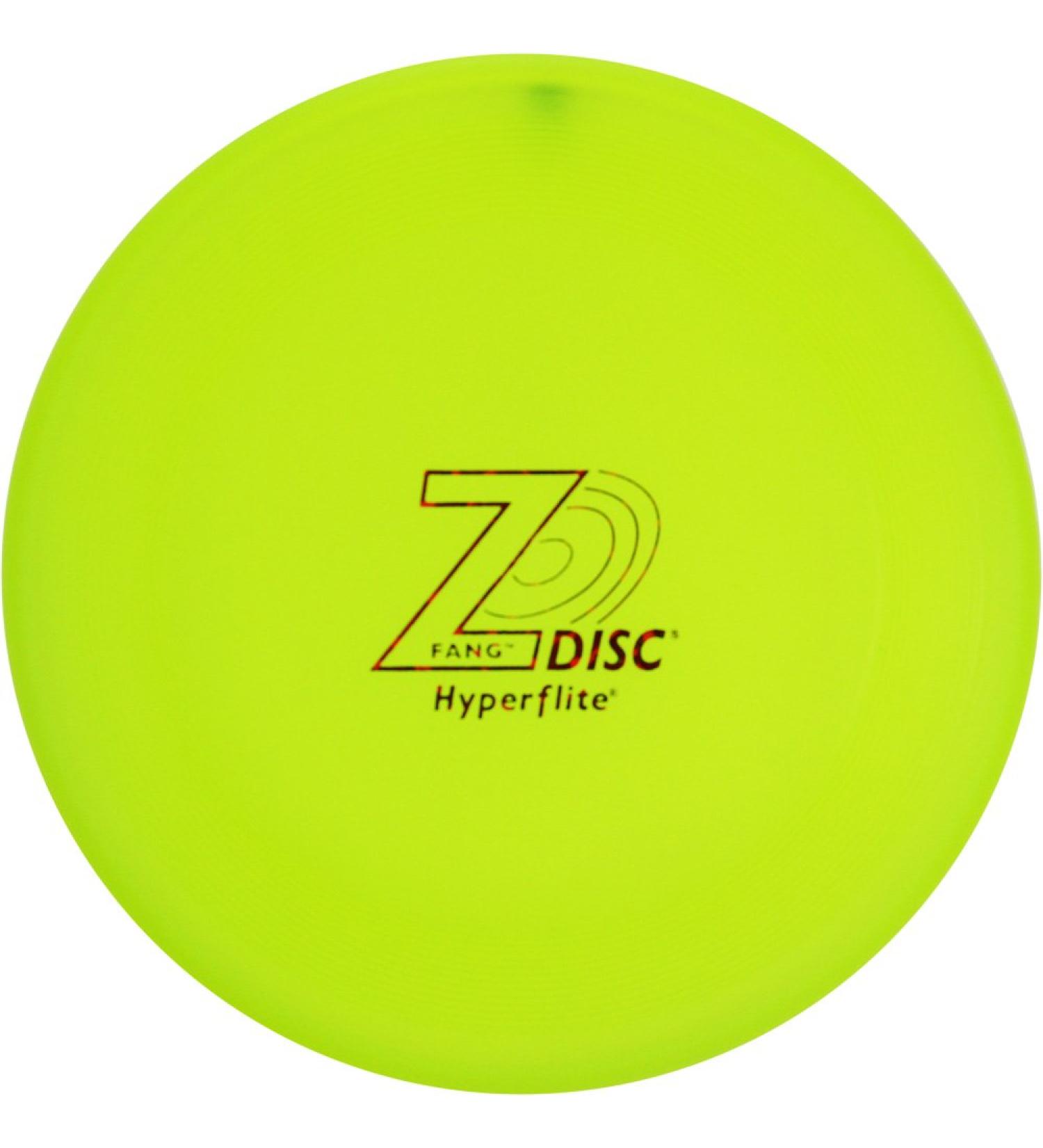 Hyperflite Discdogging Dog Frisbee Z-Disc Catch Bite-Resistant Lemon