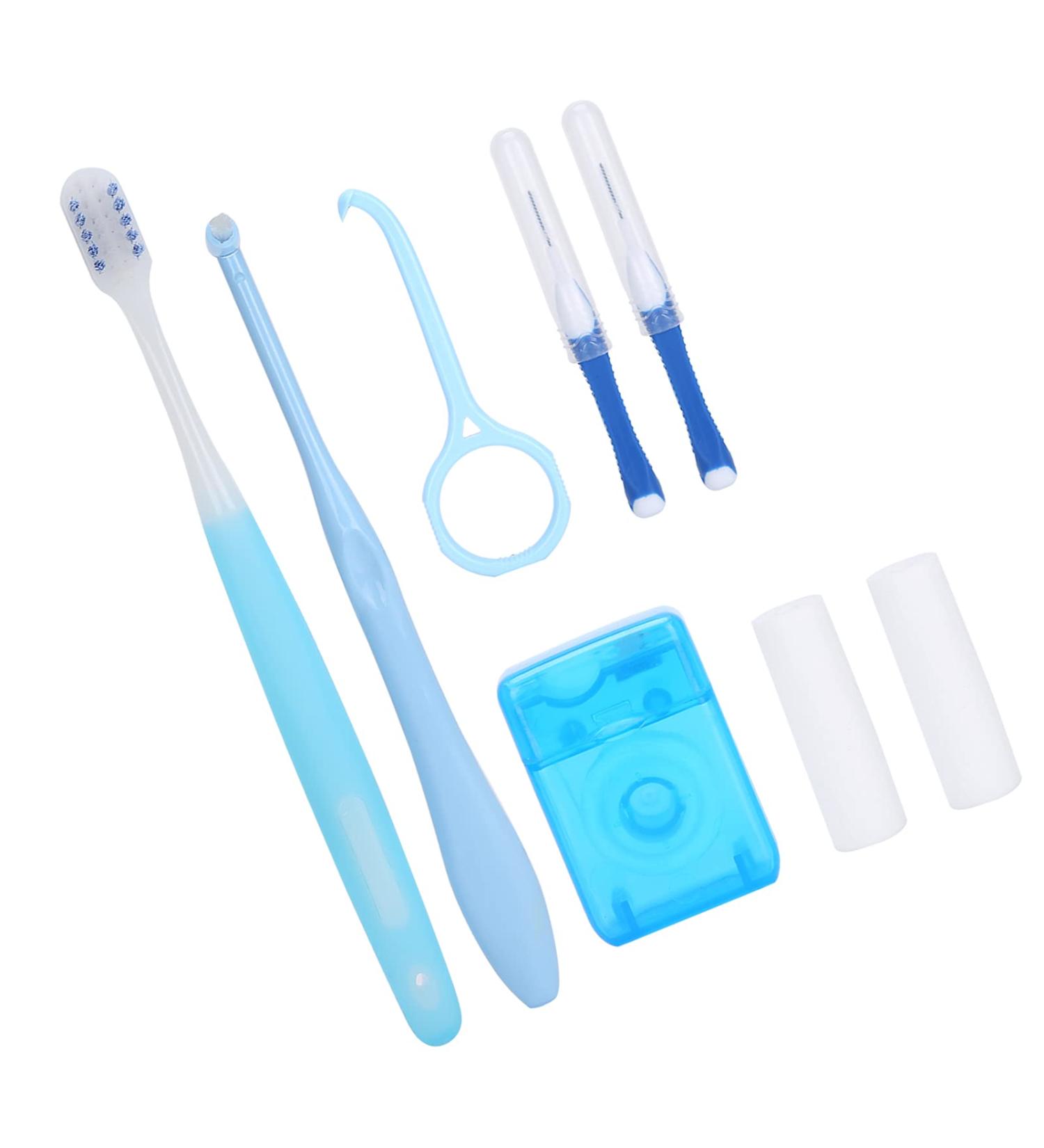 Buy Portable Oral Care Kit - Lightweight Teeth Brace Interdental Brush for Stubborn Stains & Healthy Teeth - International Shipping Available - Buy Online on GoSupps.com