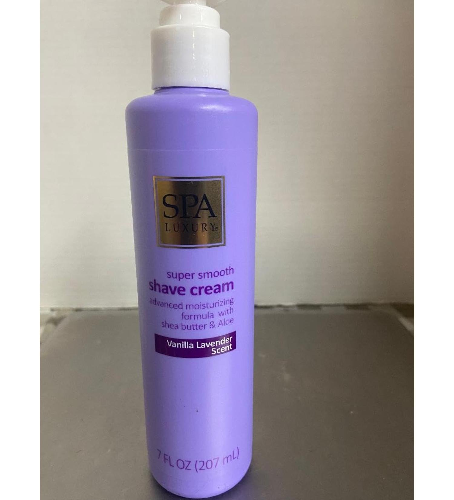 (Non Arosol) Shave Cream Vanilla Lavender 2 EA 7 oz EA