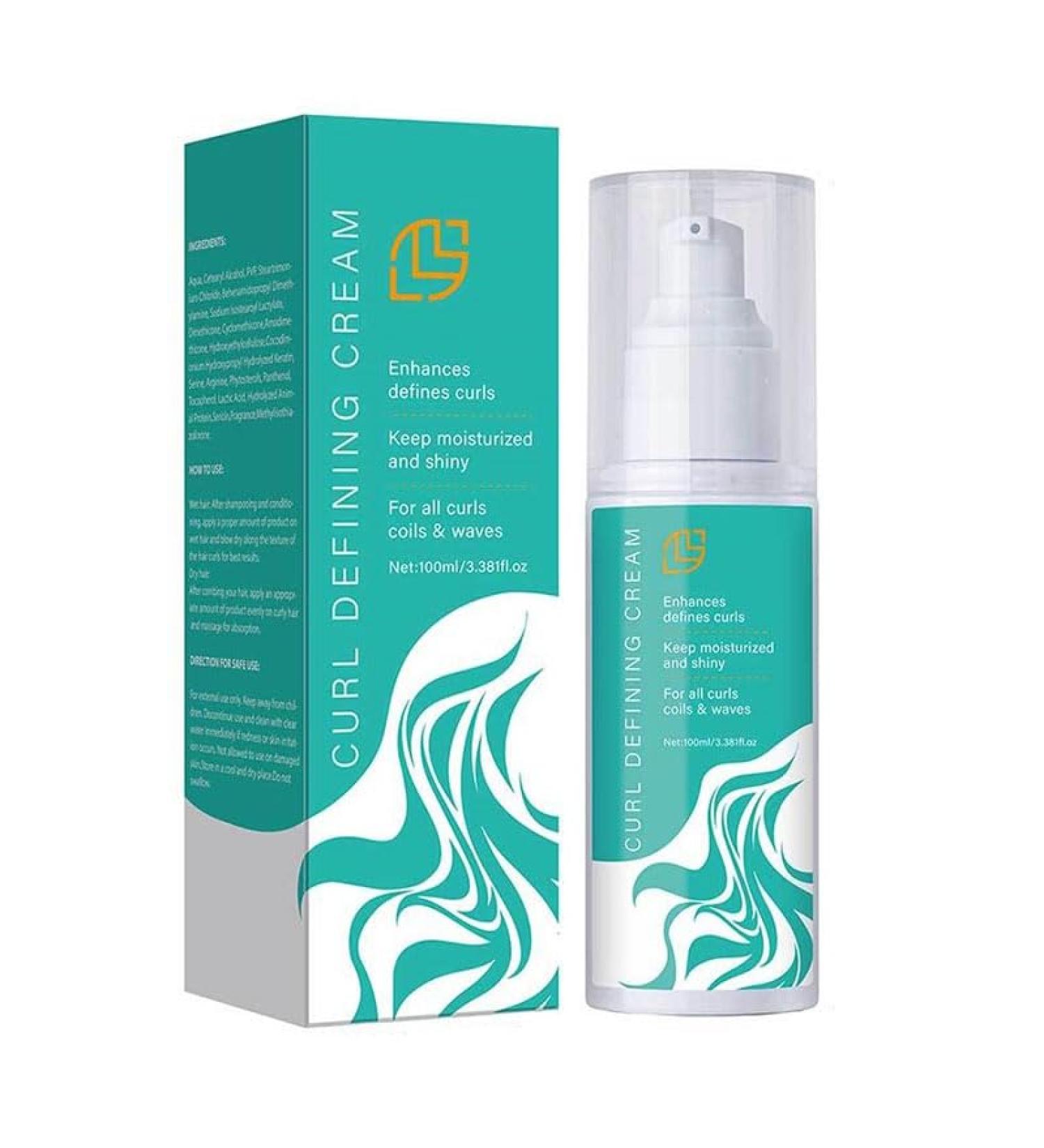 Curls Boost Defining Cream Styling Cream for Curly Hair Anti-Frizz Cream Moisturizing Conditioner to Control Frizz Provides Shape Softness and Hold for Curly Hair - Buy Online on GoSupps.com